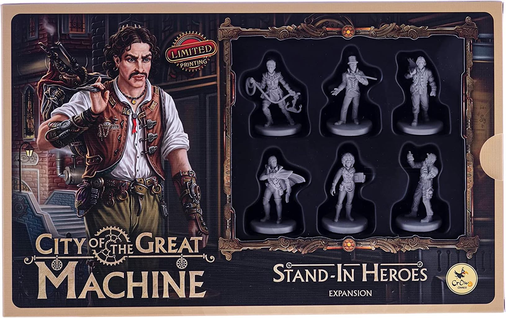 CrowD Games City of the Great Machine: Stand-In Heroes Board Game Expansion 1