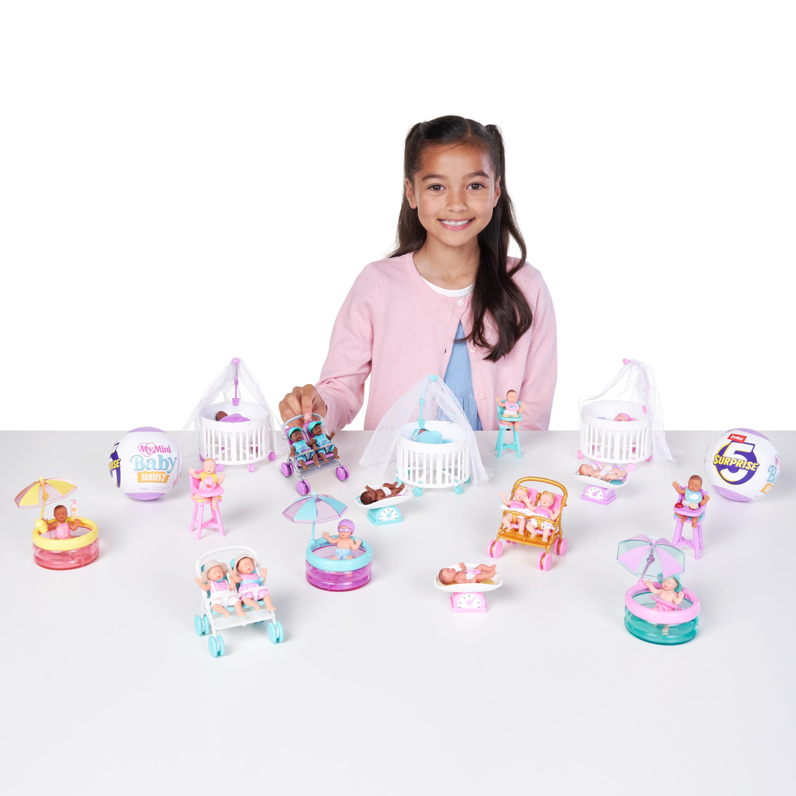 5 Surprise My Mini Baby Series 2 by ZURU - Collectible Mystery Capsule with Playset, 3+ Years 4