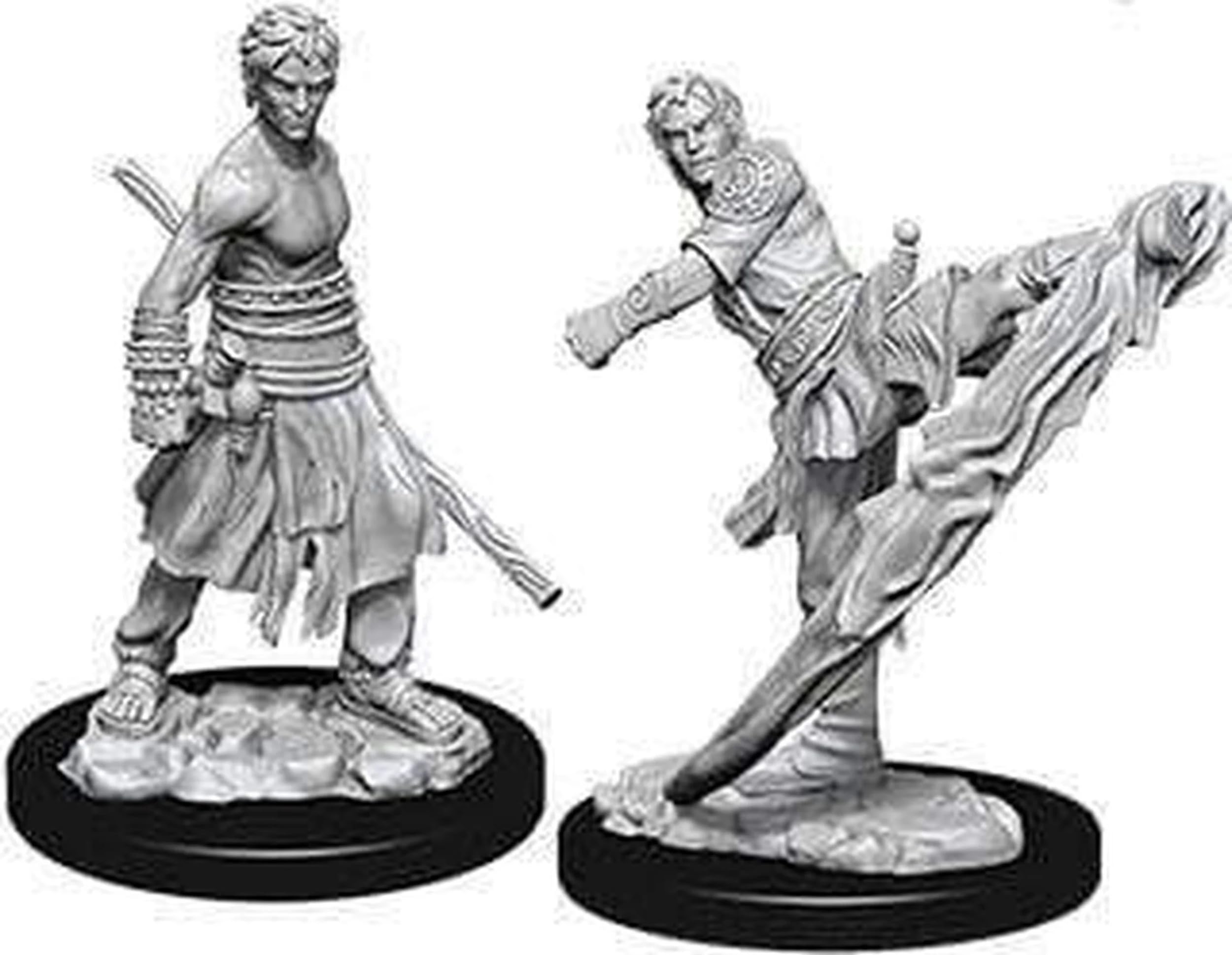 WizKids Dungeons and Dragons Male Half-Elf Bard Miniature - Medium Plastic
