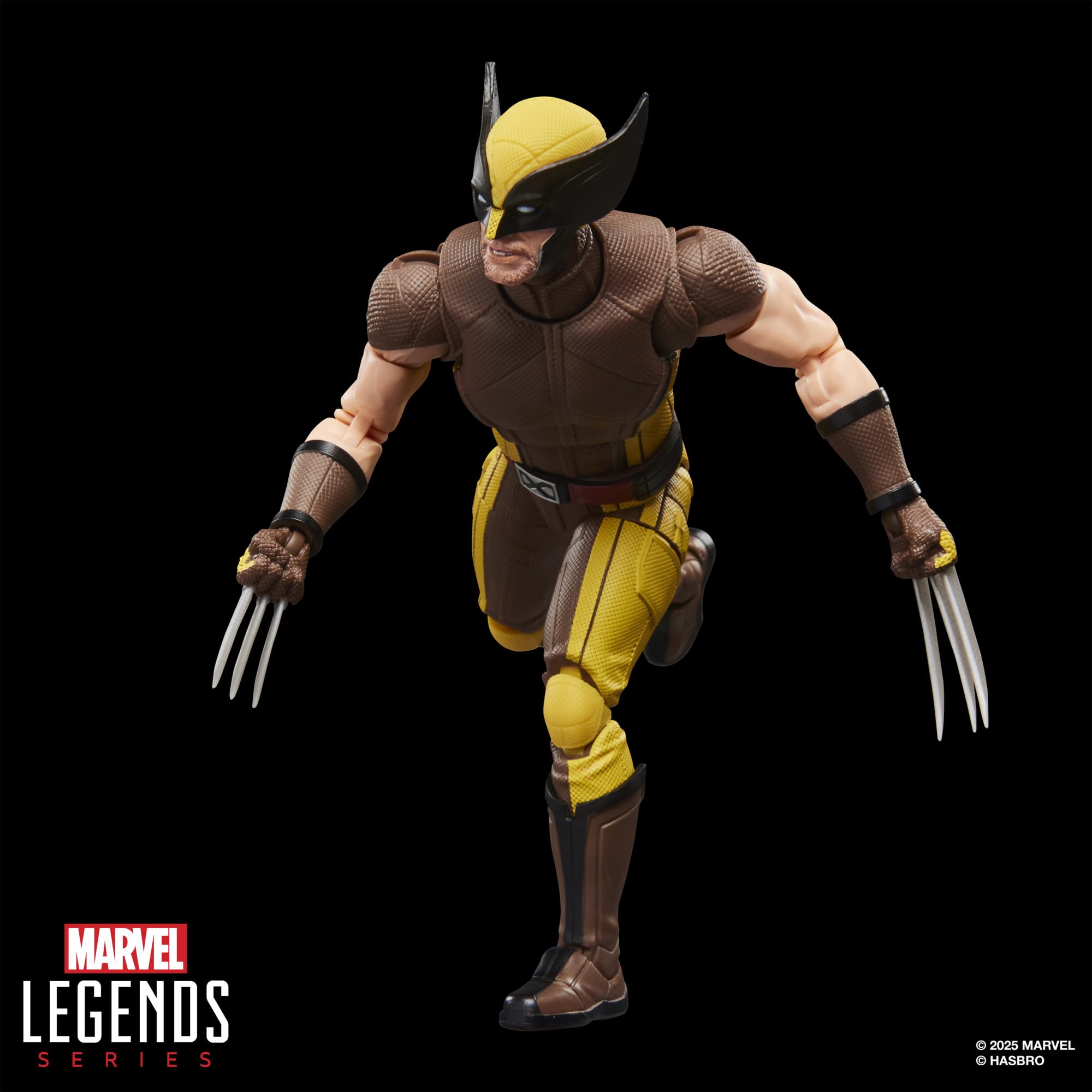 Marvel Legends Series Wolverine (Brown Suit) Action Figure | 6-Inch Scale | Ages 14+ 7