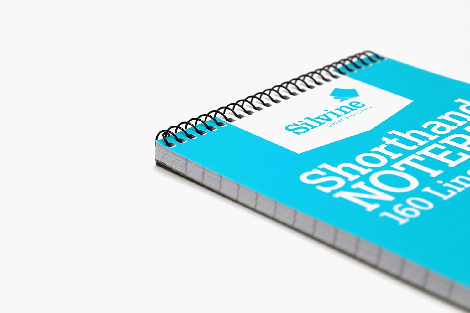 Silvine 8x5 Everyday FSC Shorthand Notebook - Ruled 8mm Feint, 160 Pages of FSC 3
