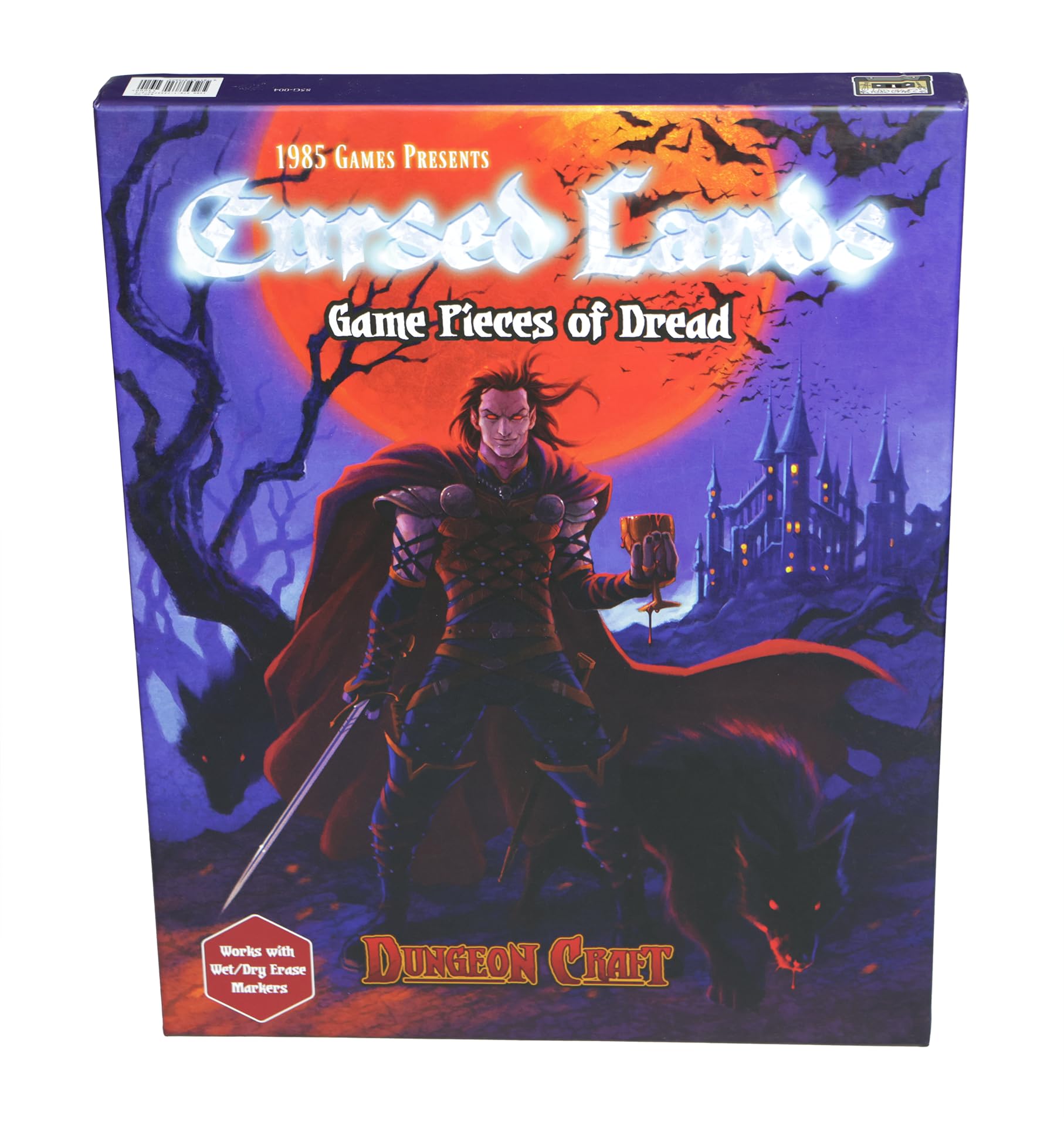 Dungeon Craft Cursed Lands Board Game - 1000+ Reversible Terrain Tiles for D&D Curse of Strahd 17