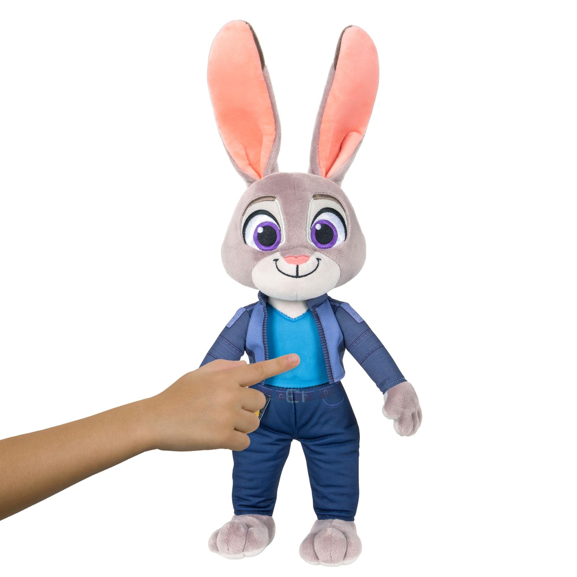 Disney's Zootropolis 2 14" Feature Plush Judy Hopps - 10+ Sounds and Phrases 9