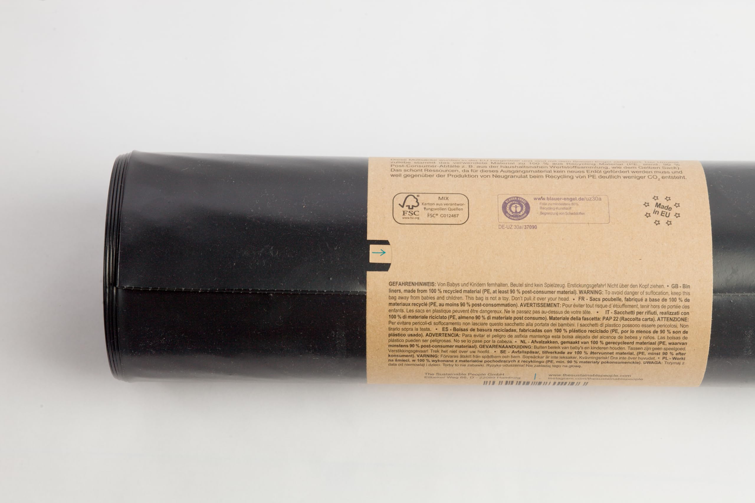 The Sustainable People Heavy Duty Bin Bags - 240L Capacity | 10 Count | Min. 90% Recycled 8