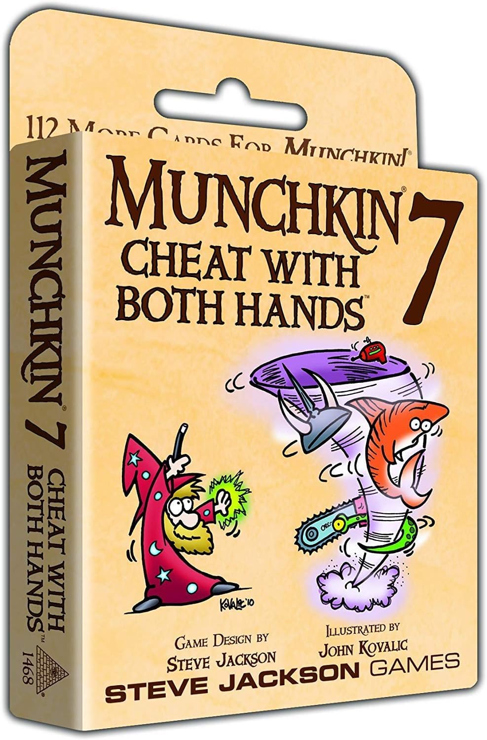 Steve Jackson Games Munchkin 7 Cheat With Both Hands Dedicated Deck Card Game | Ages 14+ | 3-6 Players