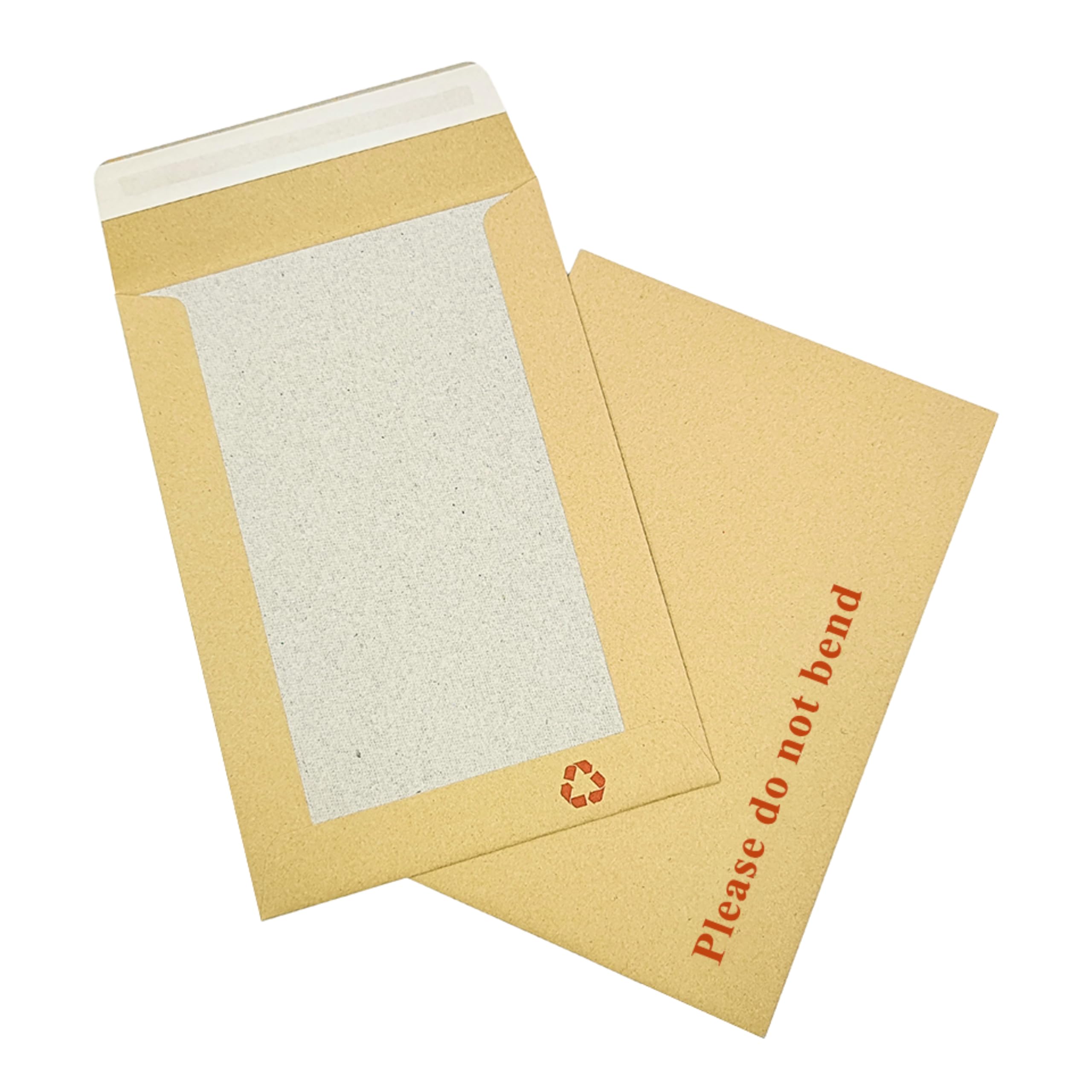 Double Dragon 50-Pack A6 C6 Manilla Hard Board Backed Envelopes | 162mm x 114mm | Rigid Protection