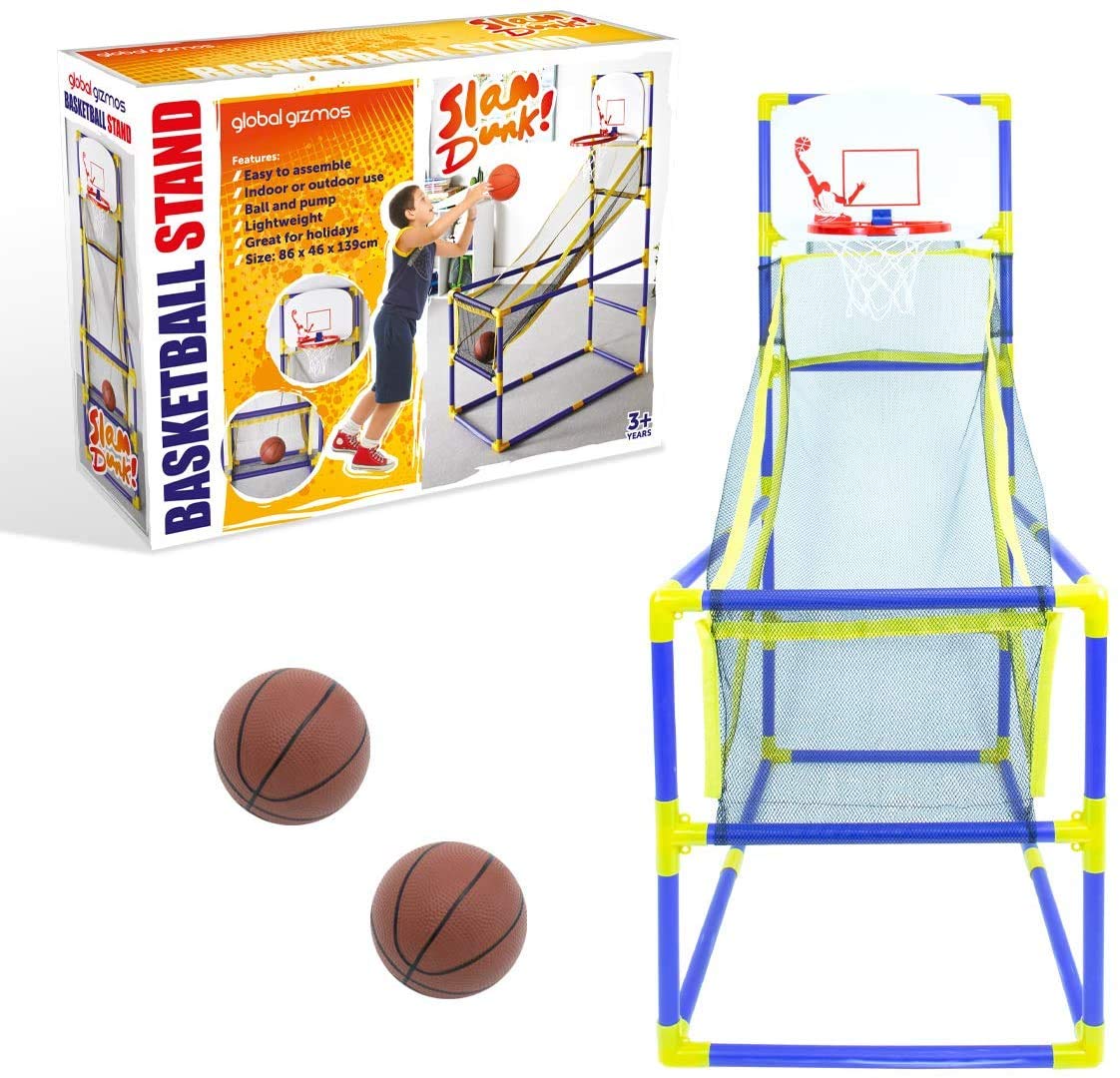 Global Gizmos 55639 Arcade Basketball Hoop/Indoor, Outdoor Use/Easy To Asse