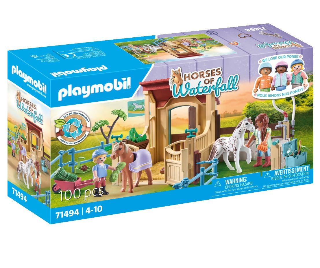 Playmobil 71494 Horses of Waterfall Riding Stable Playset - Ages 4+ 9