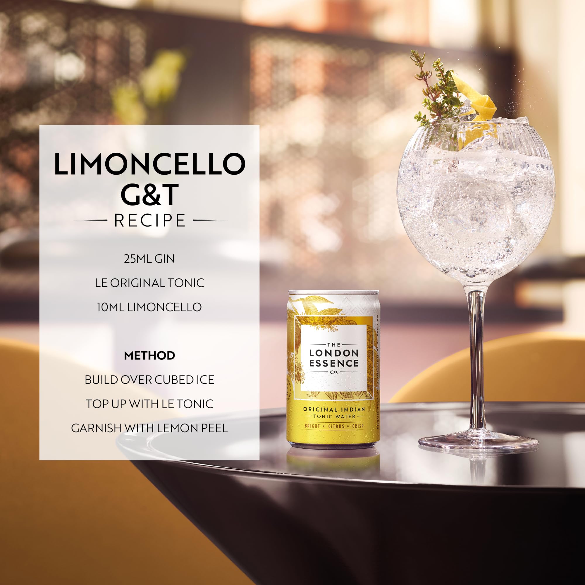 THE LONDON ESSENCE CO. Original Indian Tonic Water - Citrus Forward Profile | 150 ml (Pack of 6) 4