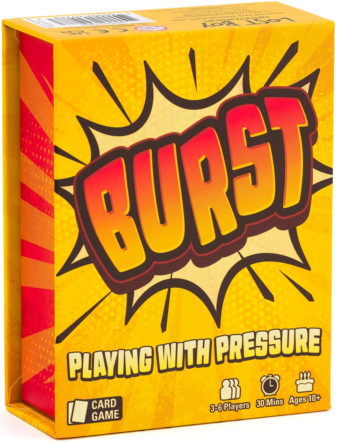 Lost Boy Entertainment Burst Card Game | Family Party Game | Ages 10+ | 90 Cards