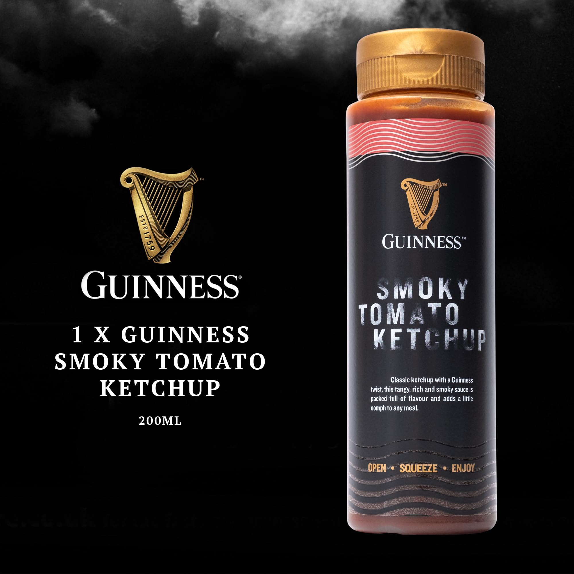 Guinness - Duo Barbecue Sauces Gift Set with Smoky BBQ Sauce & Tomato Ketchup 6