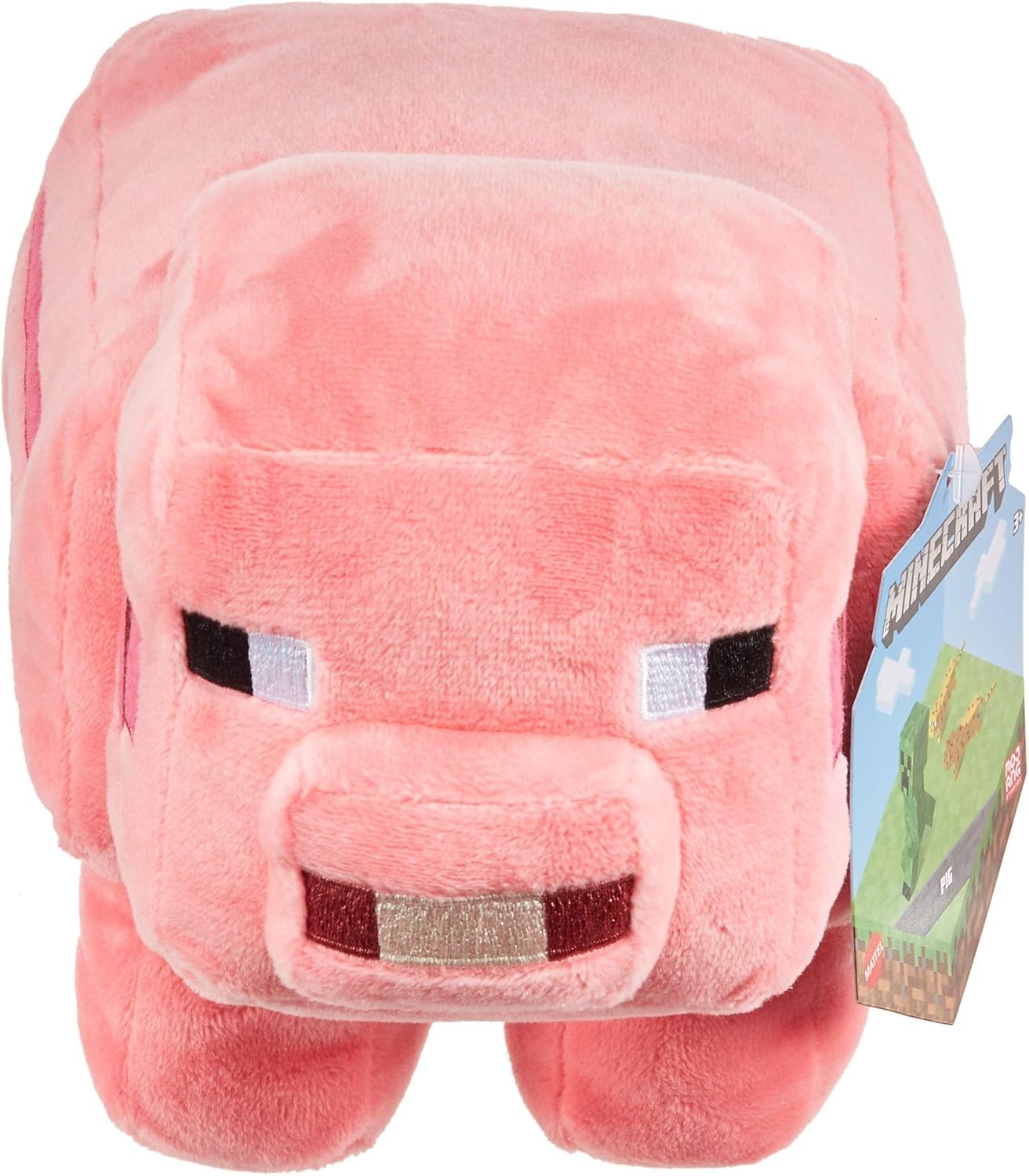 Minecraft Pig Plush 8-Inch Collectible Stuffed Animal for Kids 3+ 2