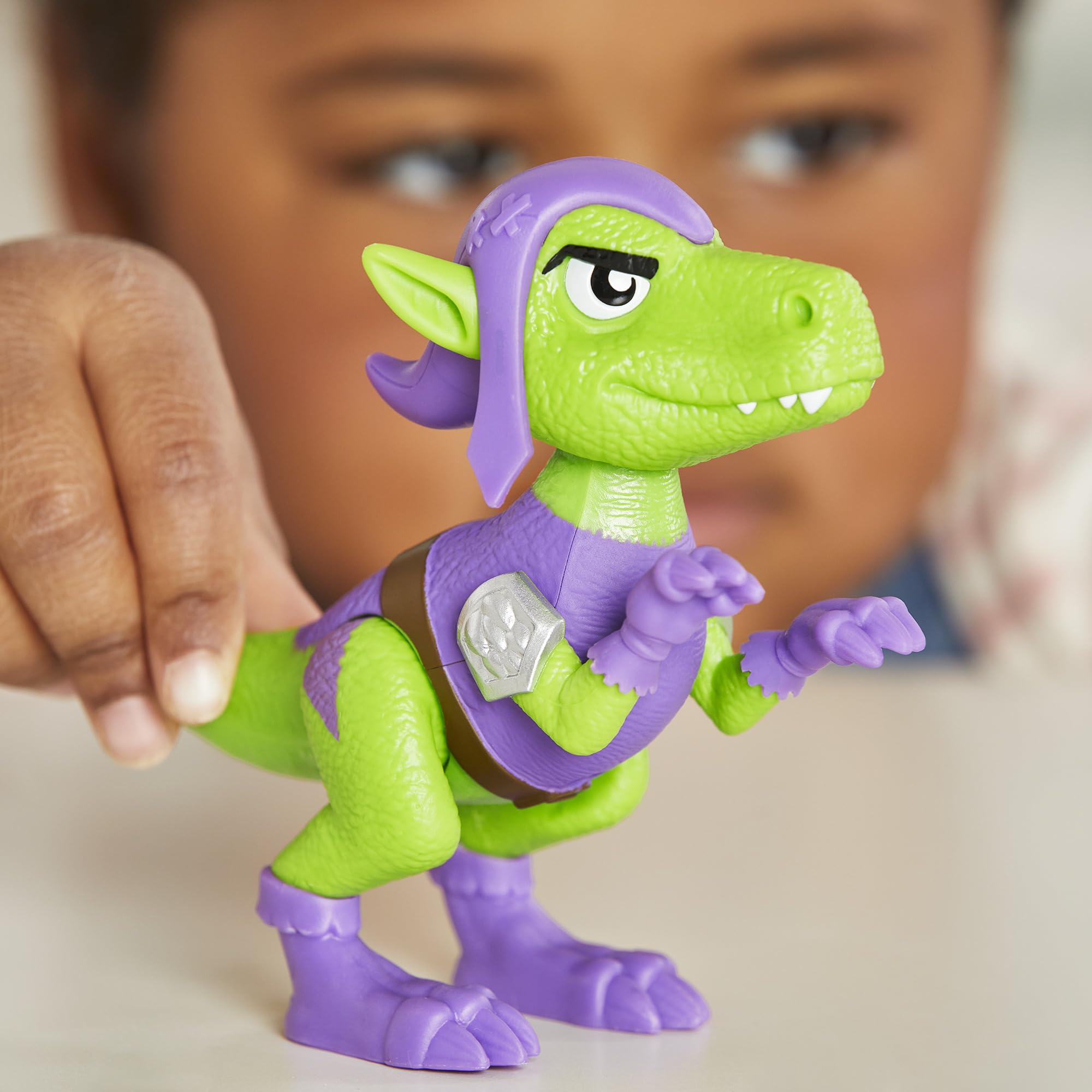SPIDEY AND HIS AMAZING FRIENDS Dino-Webs Spidey & Goblin Raptor Dino 10 cm Action Figure Set (2 Figures) 3