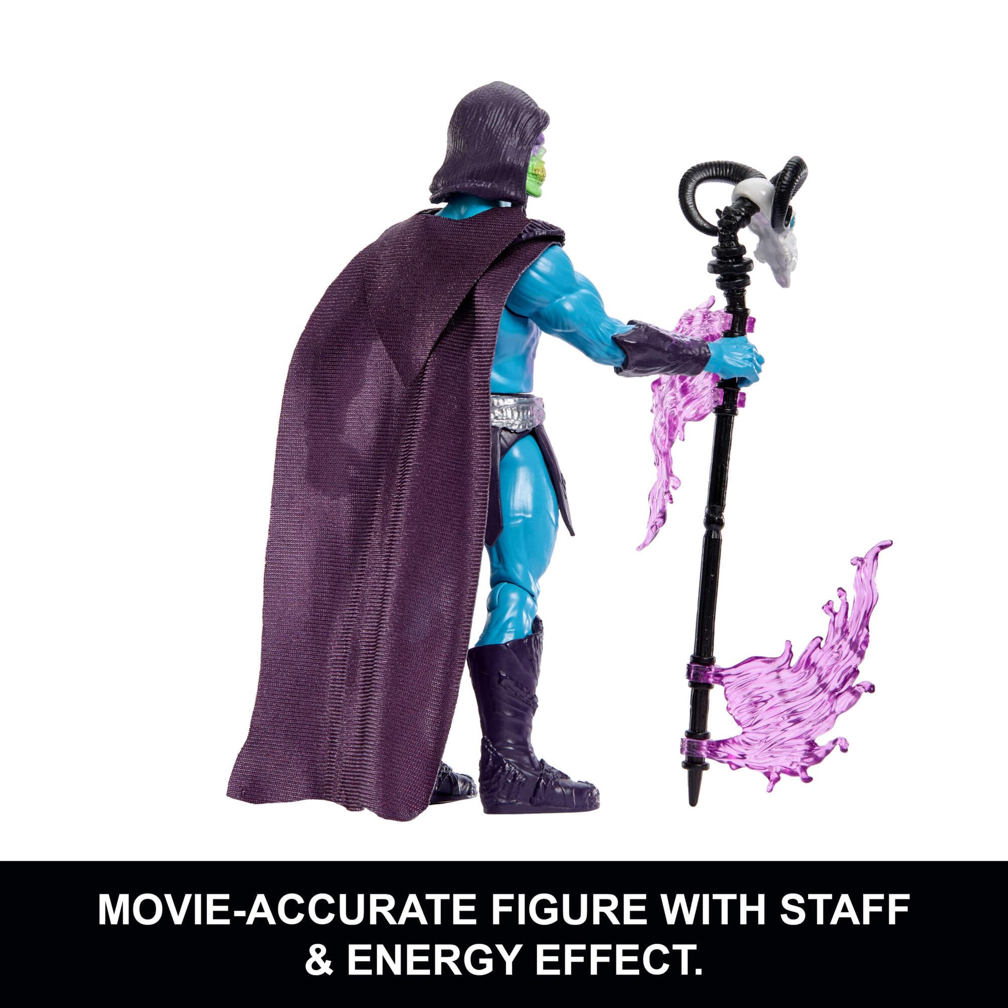 Masters of the Universe Skeletor Havoc Staff Attack Feature Figure | 5.5-inch Movie Inspired | Ages 6+ 3