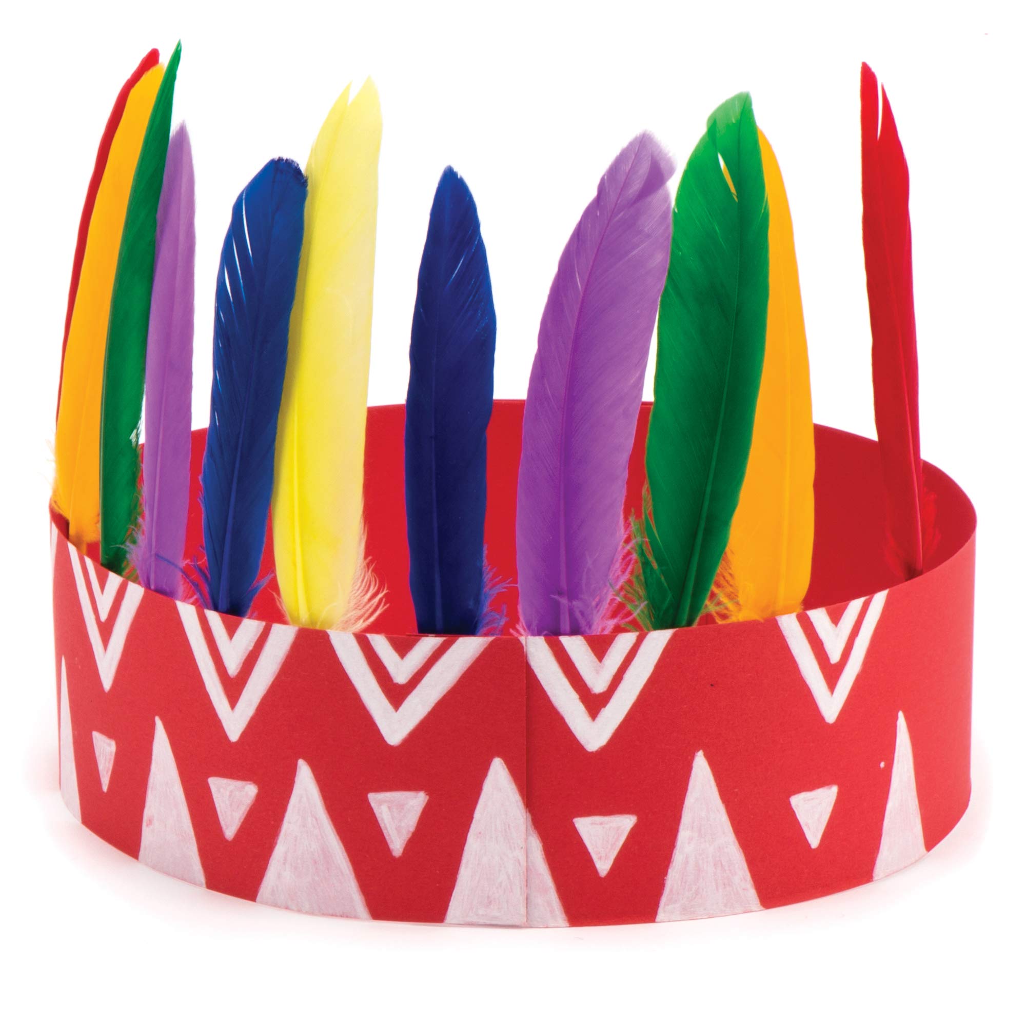 Baker Ross AR245 Mini Quill Feathers Value Pack – 80 Assorted Color Craft Feathers for Kids 2