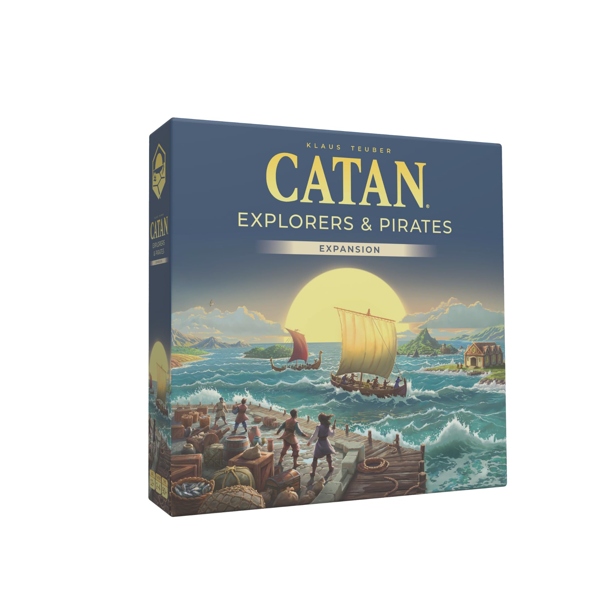 CATAN Explorers & Pirates Expansion 6th Edition Board Game for Ages 12+