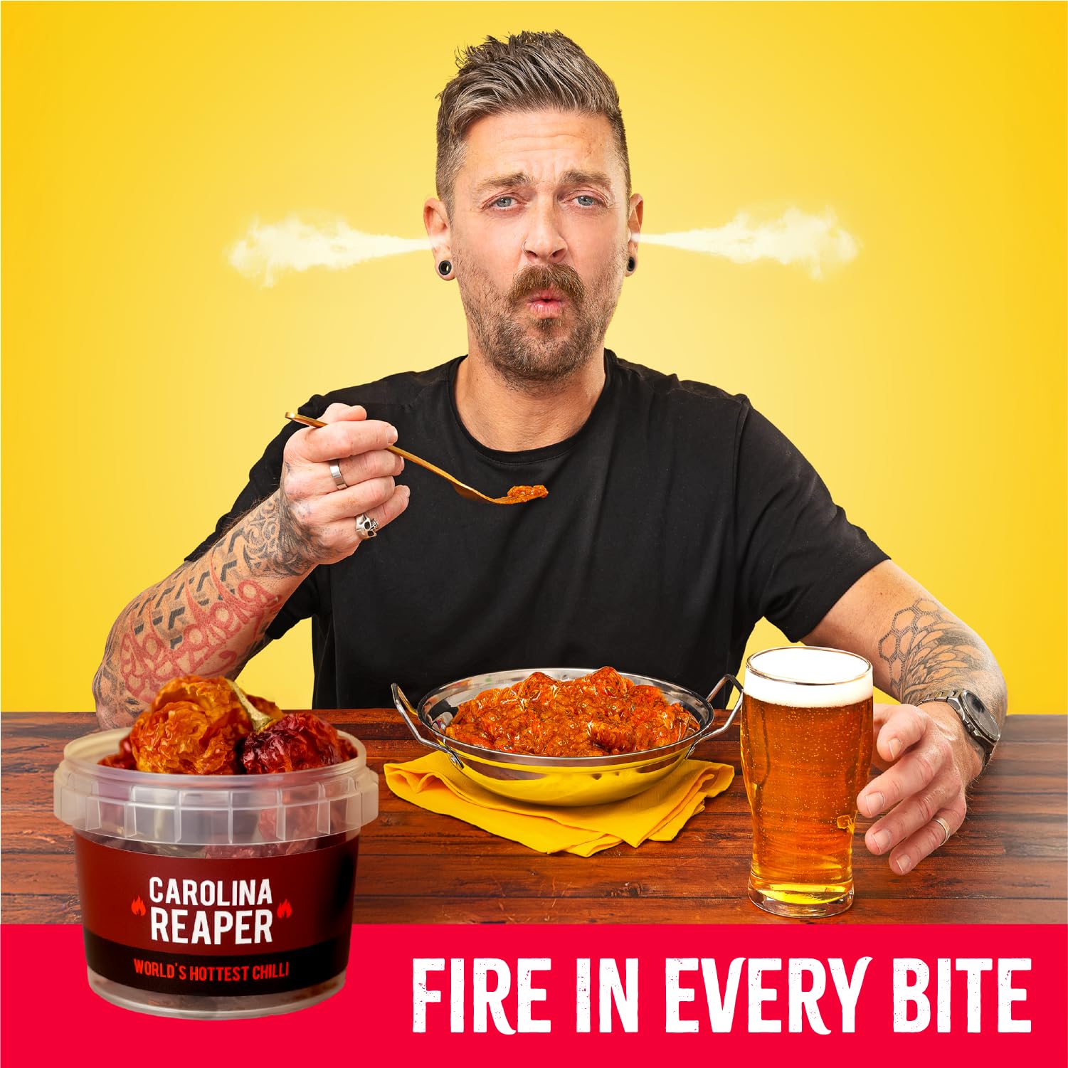 SPICE 'N' TICE Carolina Reaper Chilli Pot - World's Hottest Chilli | 10g Whole Pods 6