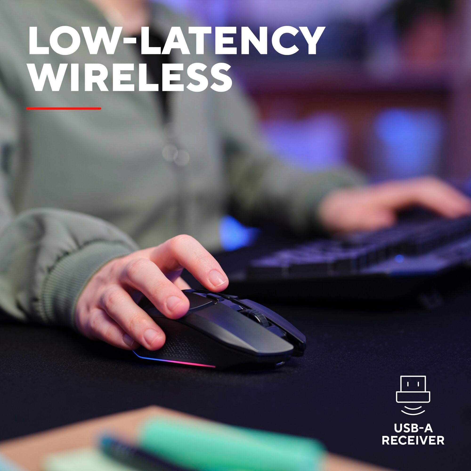 Trust Gaming GXTrust 1108 Vylax Wireless Gaming Mouse, 80h Battery, 800-4800 DPI, RGB LED, 6 Buttons, Rechargeable, Black 13