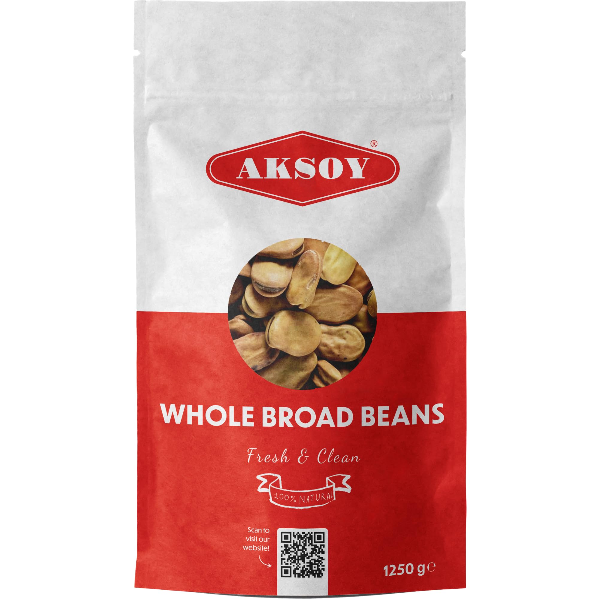 AKSOY Whole Broad Beans 1.25KG – Dried Legumes for Soups, Stews, Salads & Curries 8