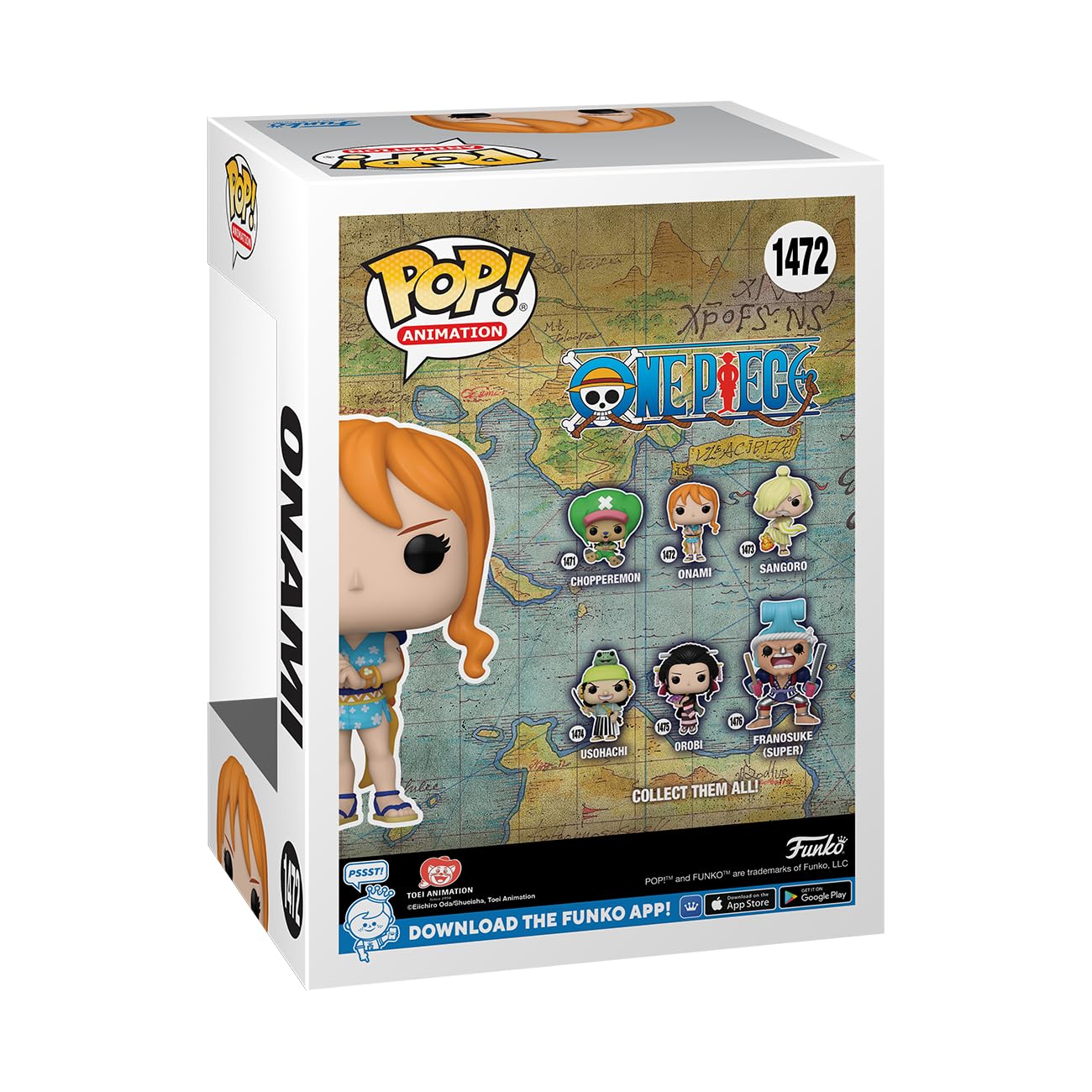 Funko POP! Animation: One Piece Nami (Wano) Collectible Vinyl Figure | 3.75 in 3