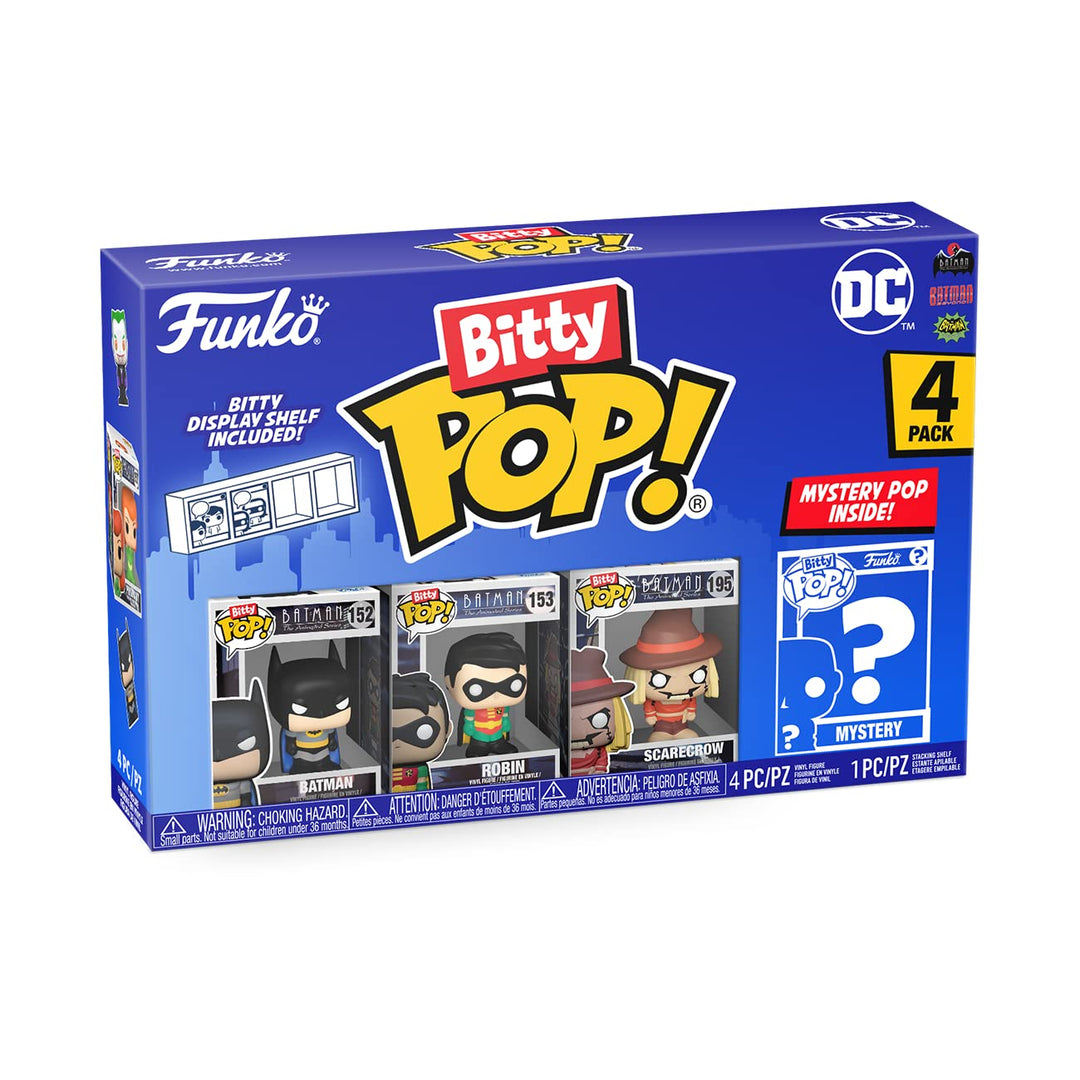 Funko 71311 DC Comics 4er-Pack Serie 1 Bitty Pop!
