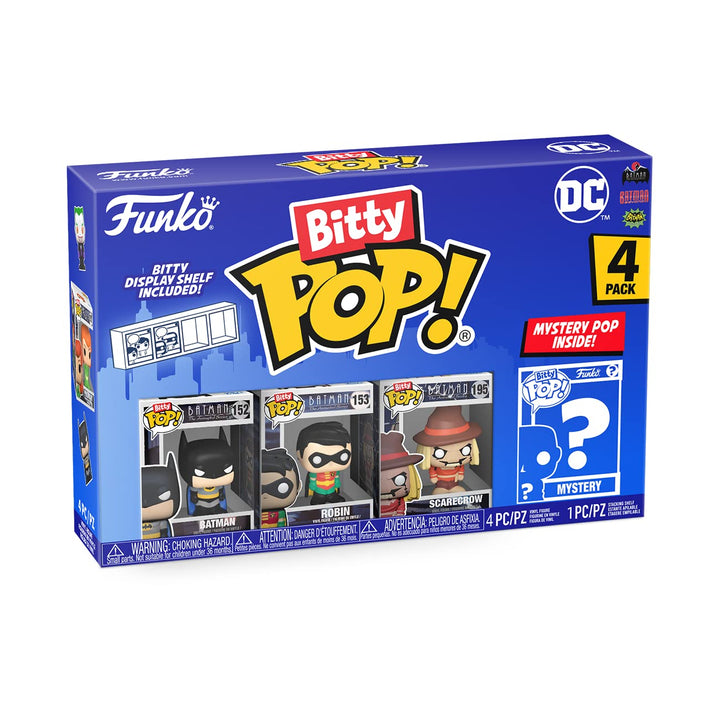 Funko 71311 DC Comics 4er-Pack Serie 1 Bitty Pop!
