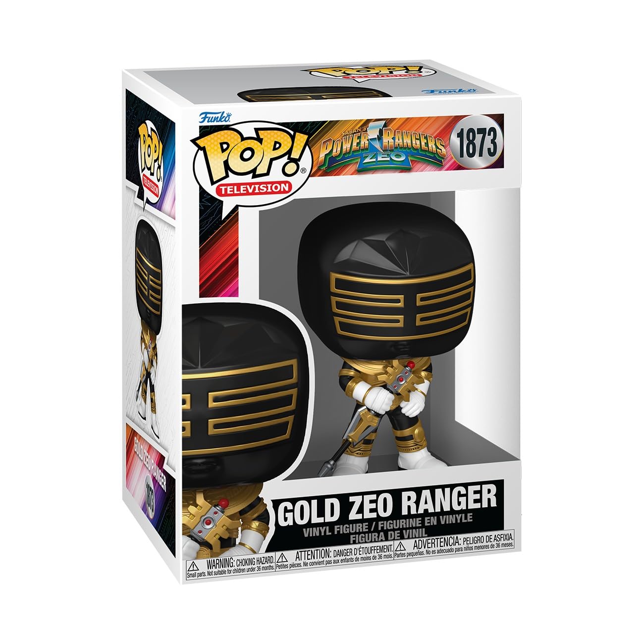 Funko POP! Television: Gold Zeo Ranger - Collectable Vinyl Figure | 3.75 Inches 1