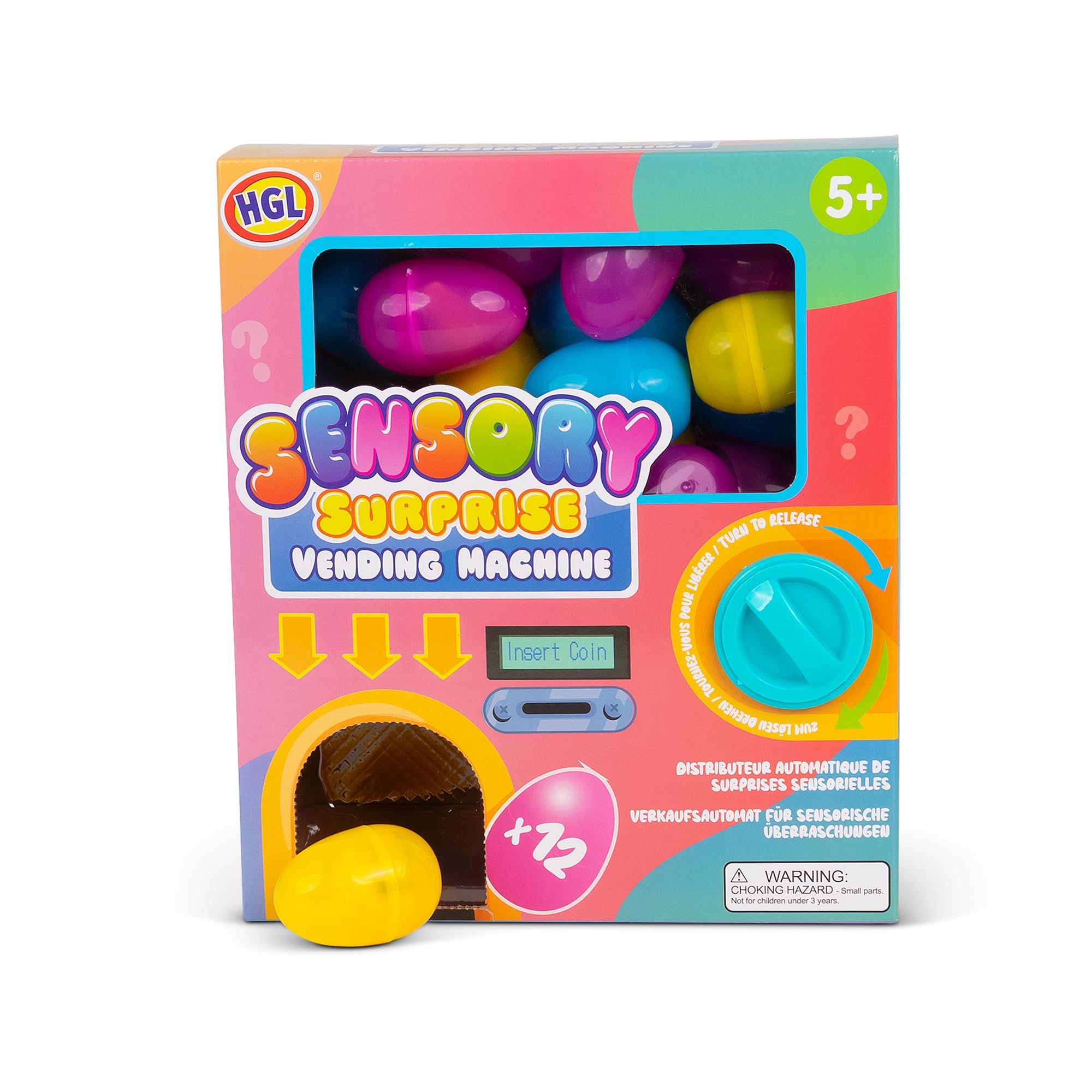 HGL Sensory Surprise Vending Machine - Interactive Fidget Toy Set for Kids 5+ 7