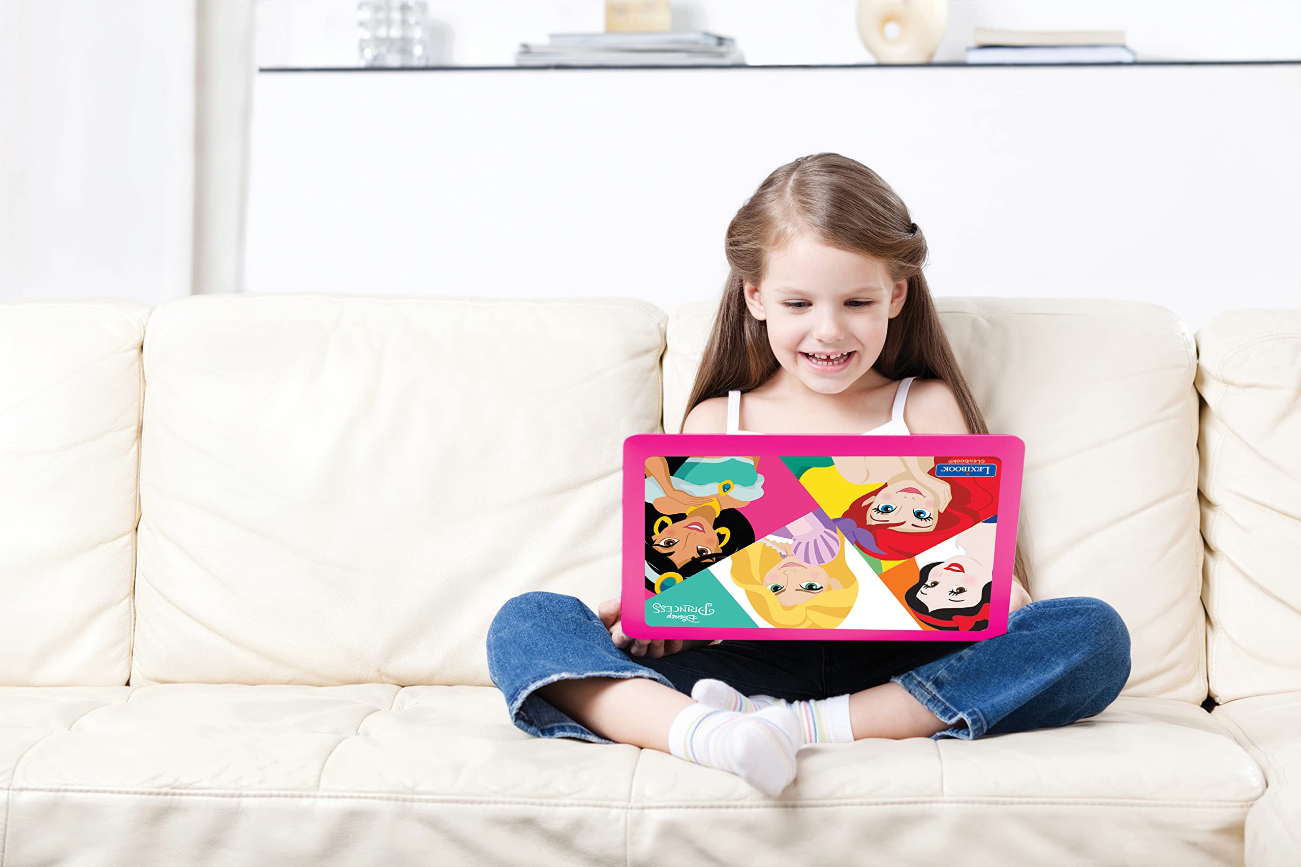 Lexibook Disney Princess Educational Bilingual Laptop - 124 Activities for Learning French & English 7