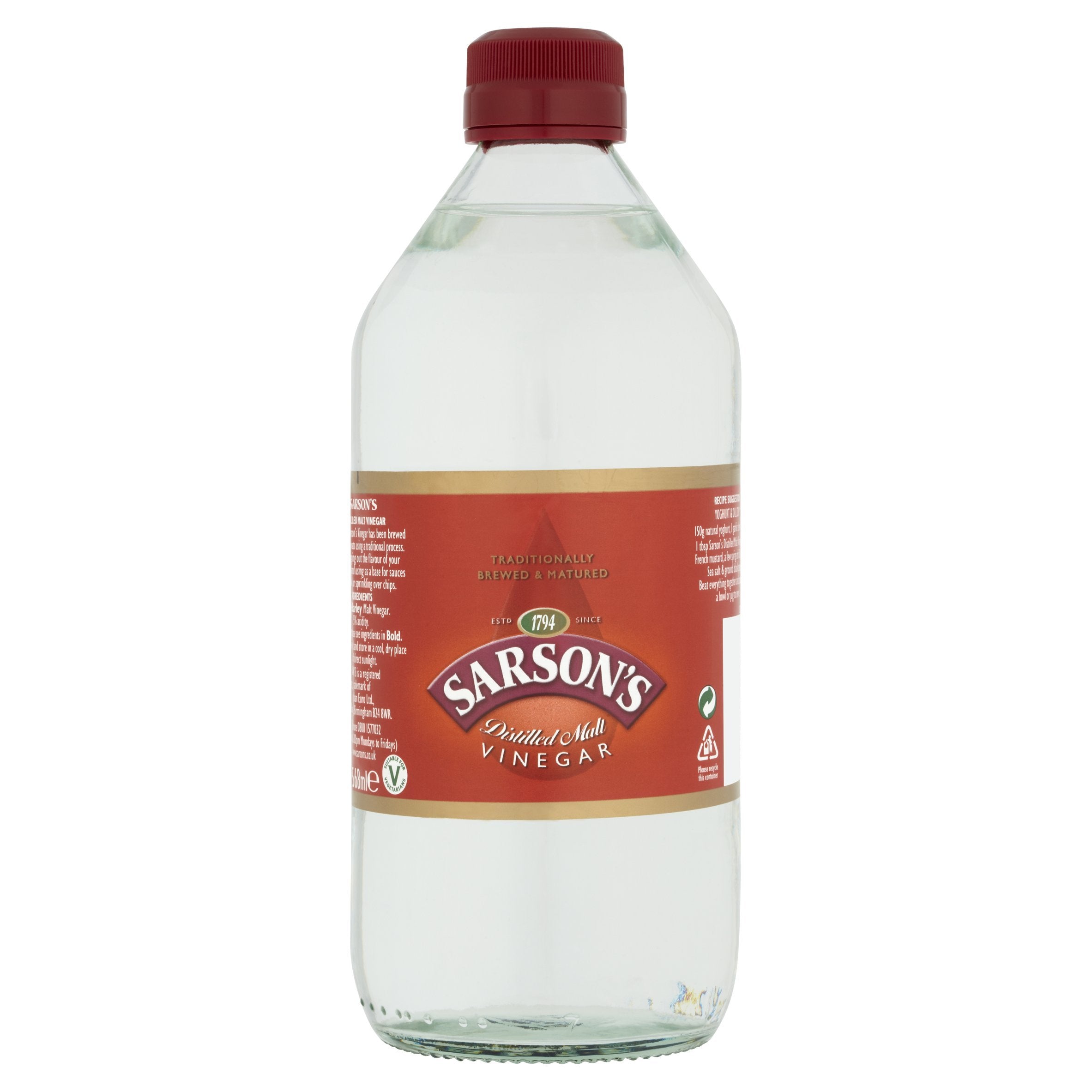 Sarson's Distilled Malt Vinegar - Traditionally Brewed | 568 ml 1