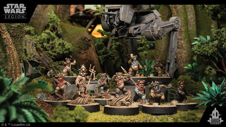 Star Wars Legion: Logray &amp; Wicket Commander
