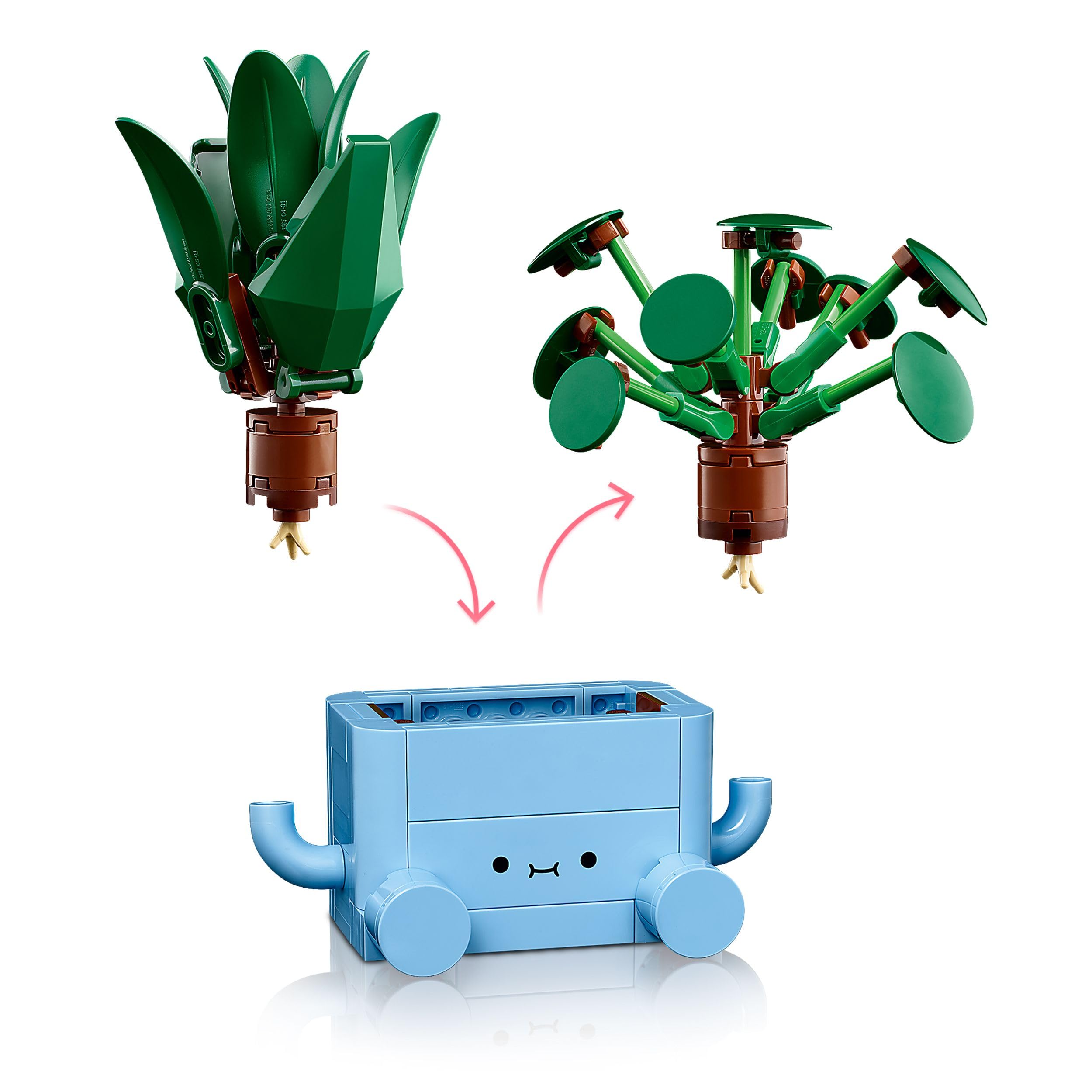 LEGO Botanicals Happy Plants Building Set - 217-Piece Craft Kit for Kids 9+ 11