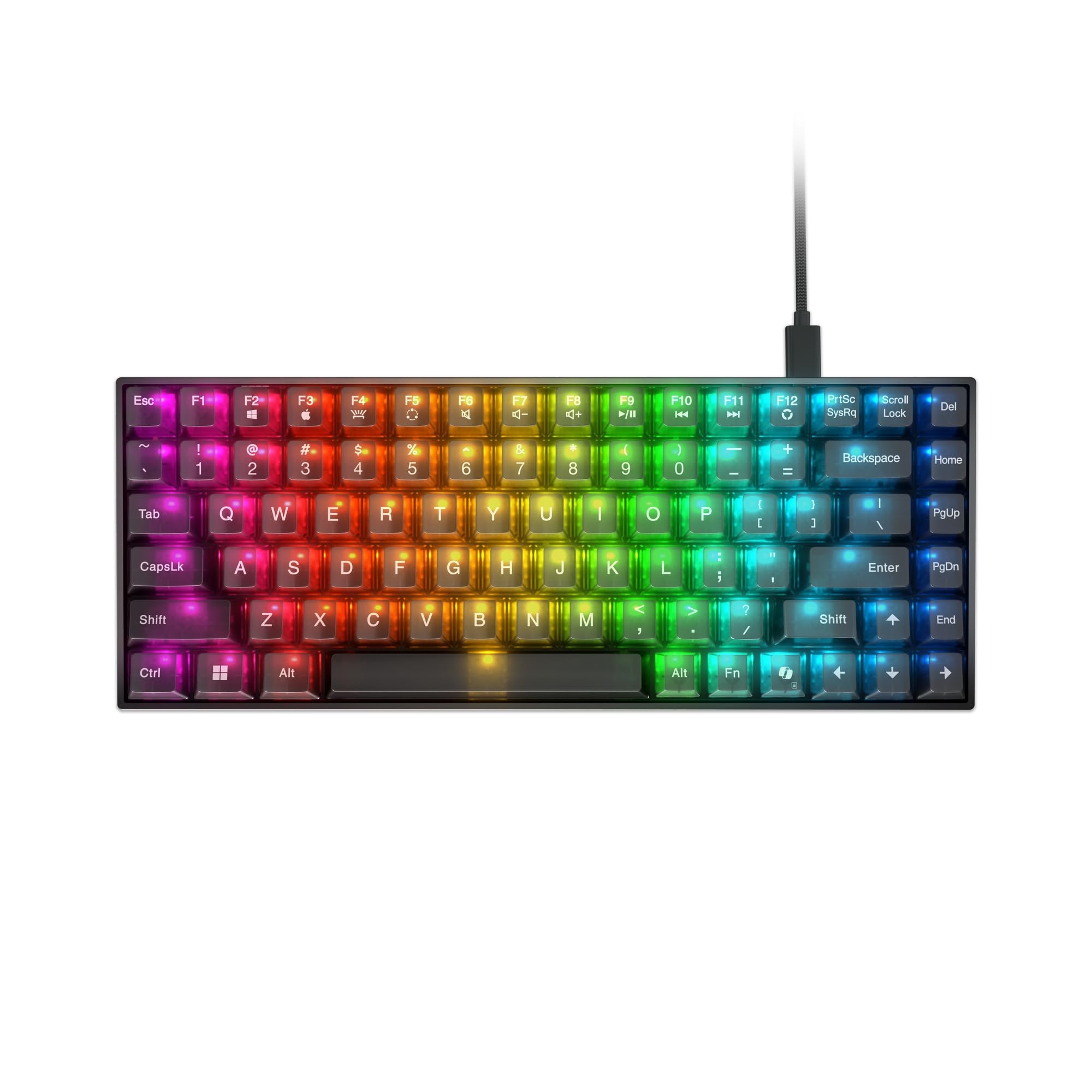 Lenovo Legion K510 Mini Pro Mechanical Gaming Keyboard – 75% Layout, Brown Tactile Switch, UK 84-Key