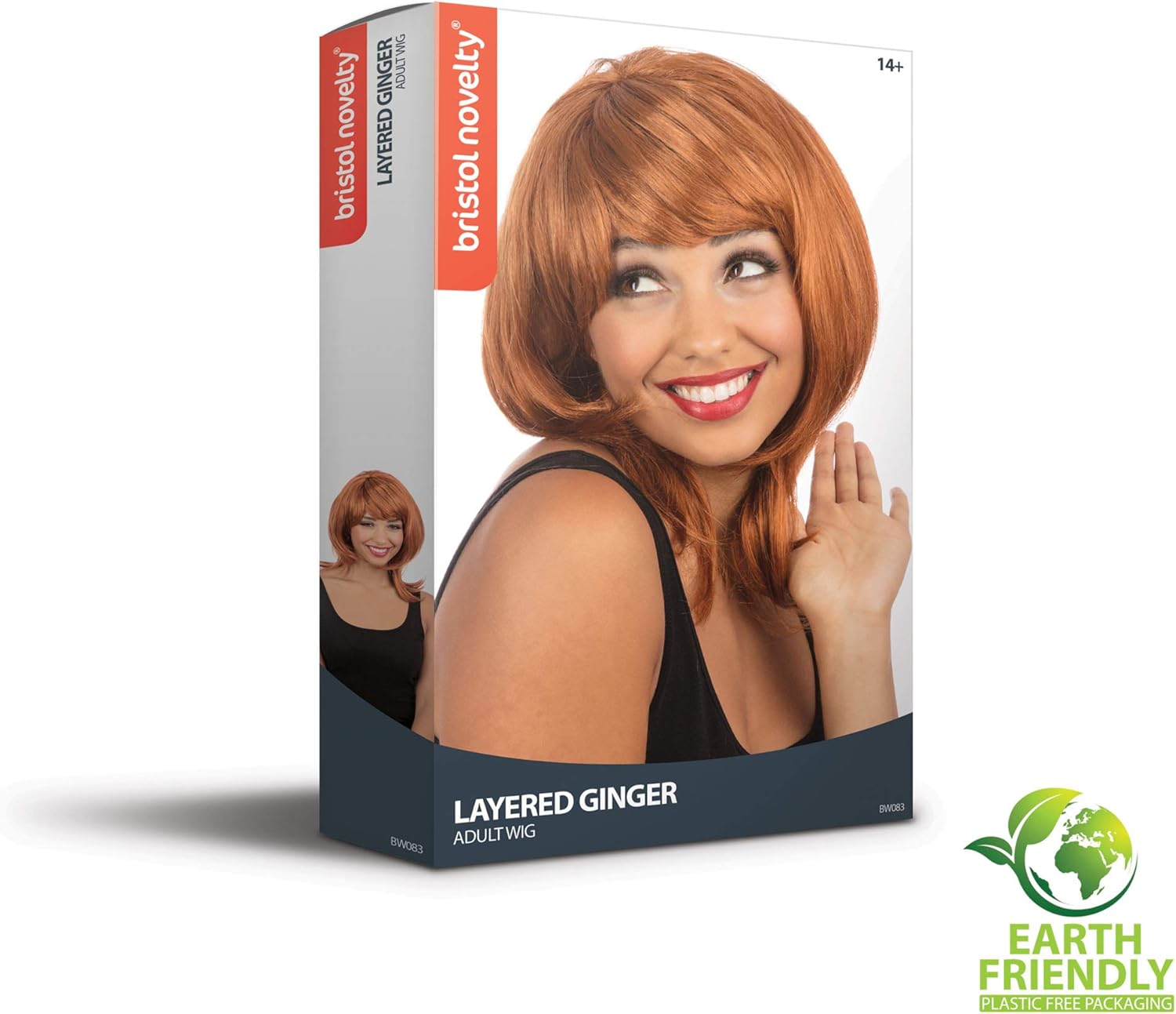 Bristol Novelty Layered Ginger Wig for Women | BW083 Synthetic Fiber Hairpiece