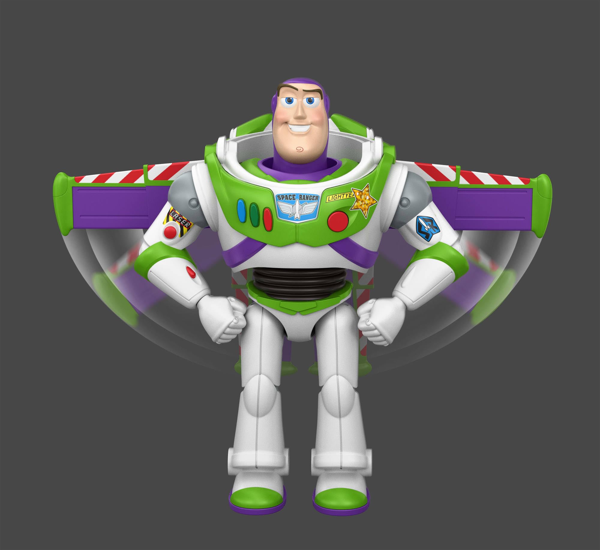 Mattel Disney and Pixar Toy Story 5 Buzz Lightyear Action Figure - 10 Inch Large Scale | 12 Points of Articulation