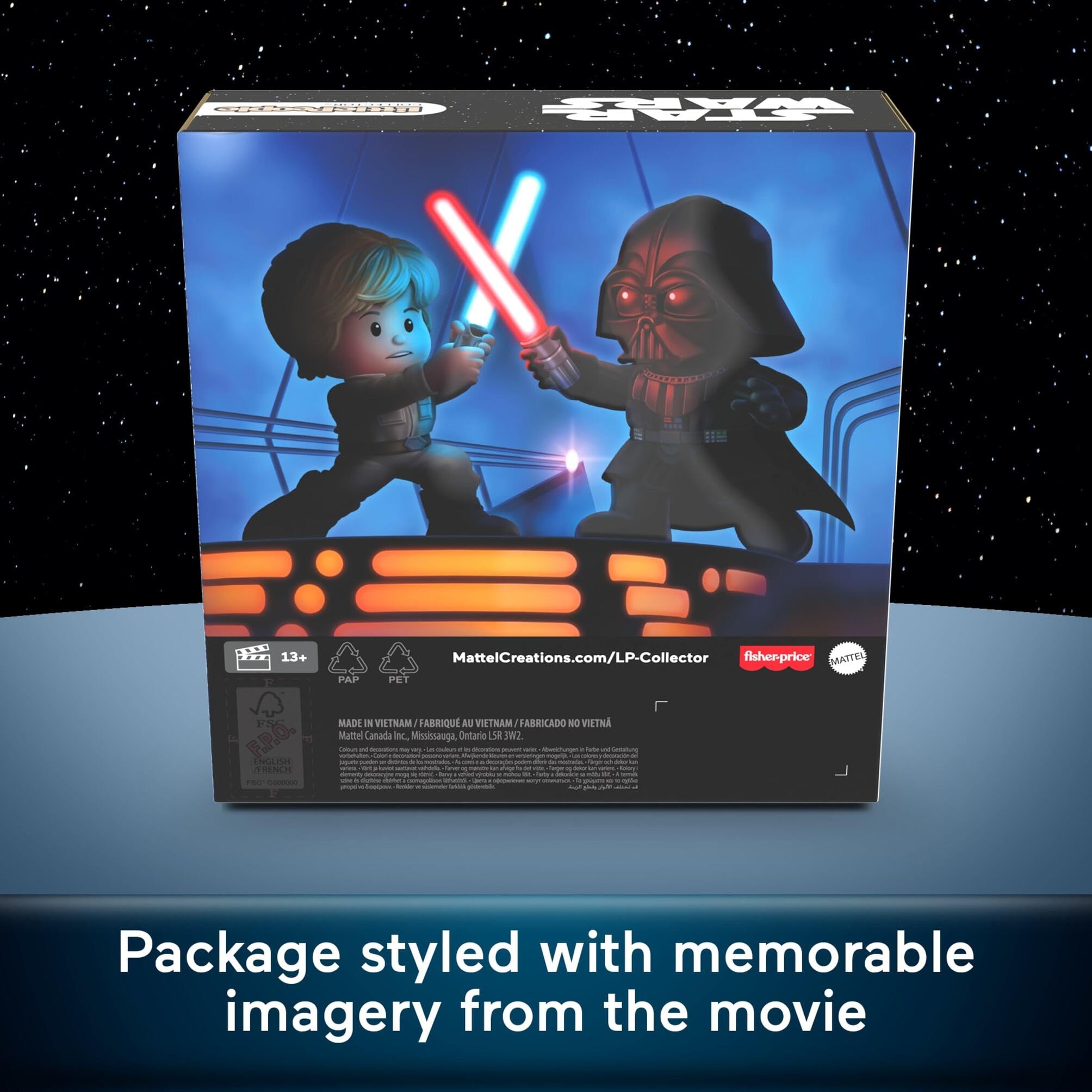 Little People COLLECTOR Star Wars: I Am Your Father Special Edition Set | 2 Figures | Ages 13+ 3