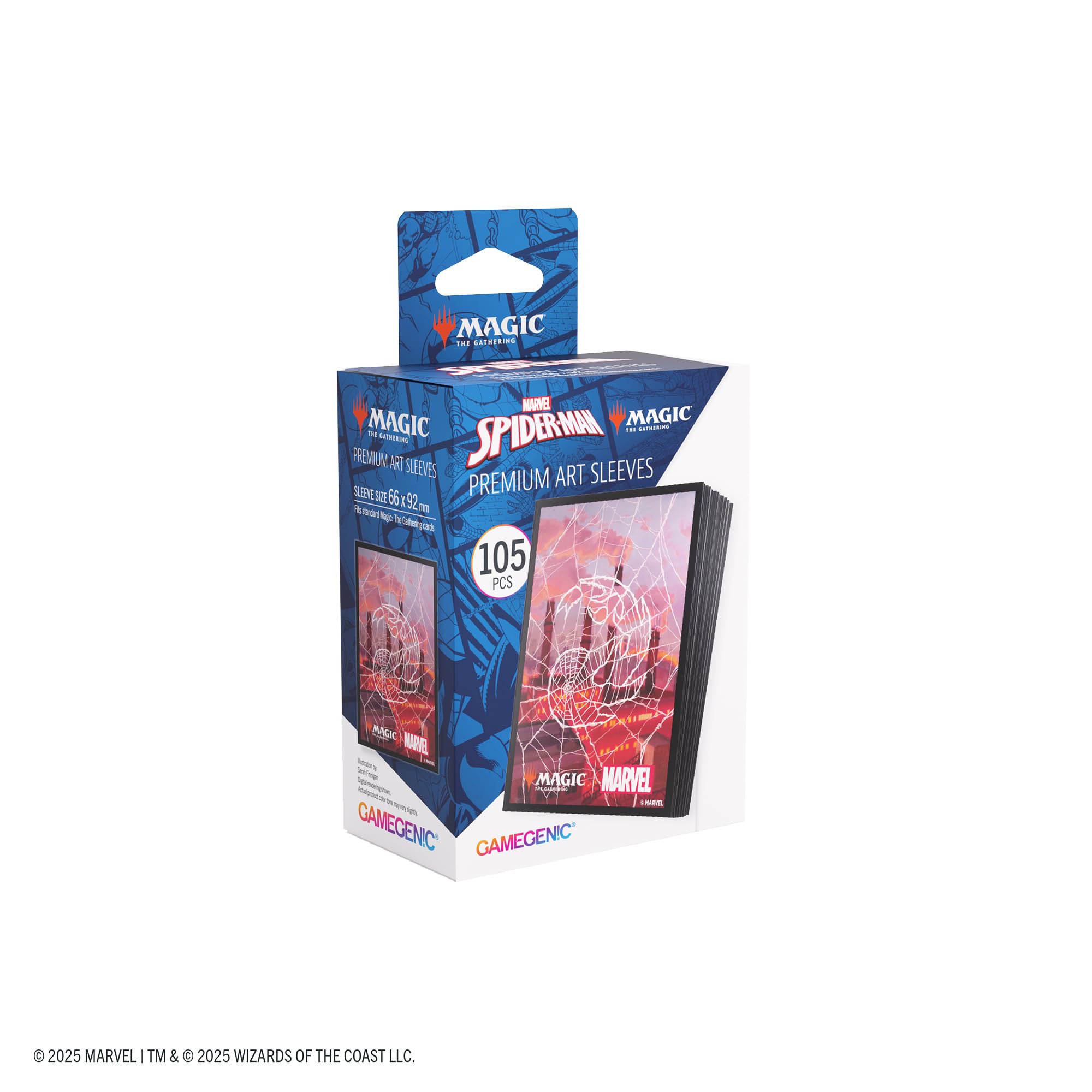 Gamegenic Magic: The Gathering Premium Art Sleeves - Spider-Man Mountain | 105 Count 6
