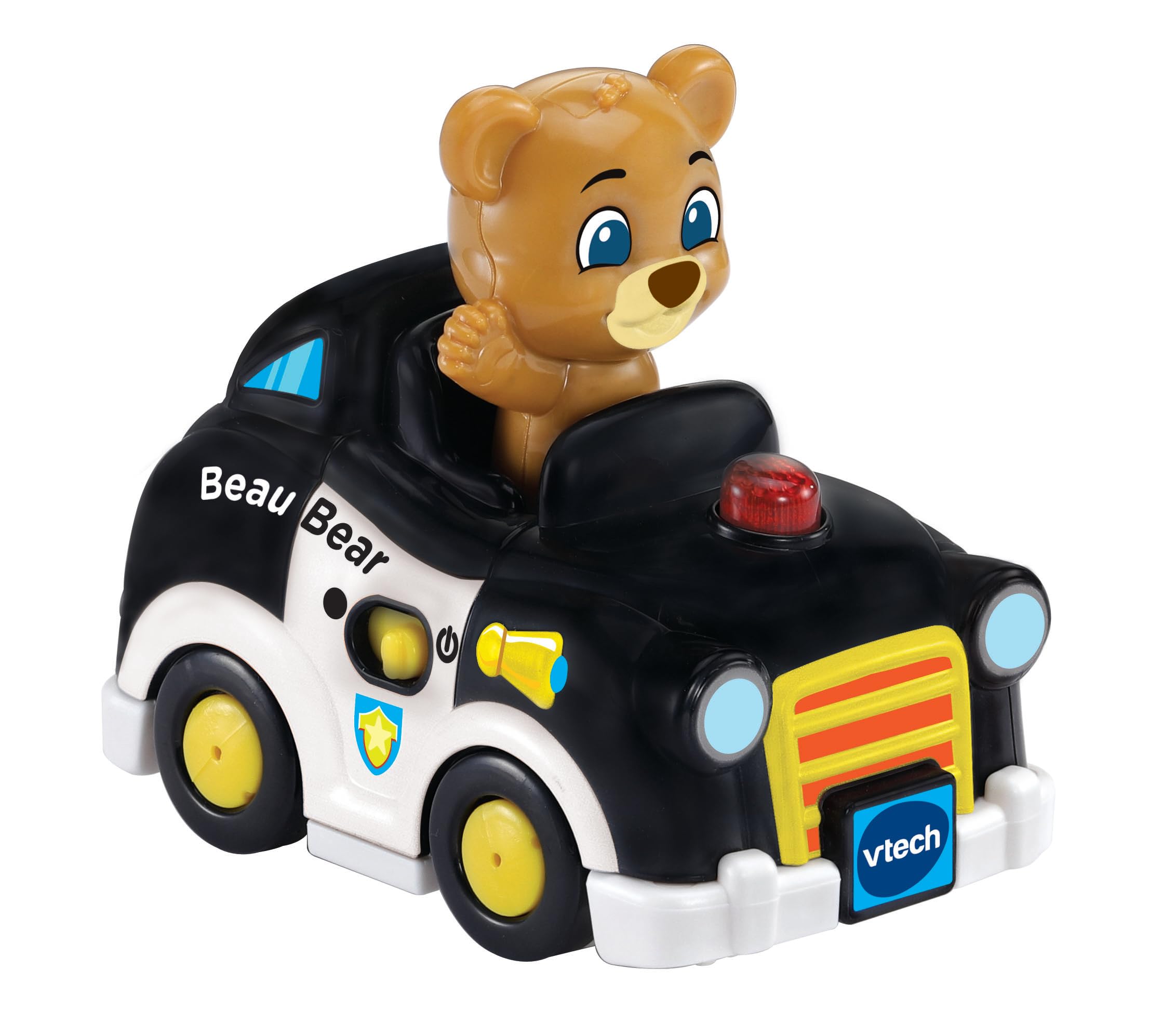 VTech Toot-Toot Drivers Beau Bear the Police Officer Interactive Toy | Ages 1-5 Years