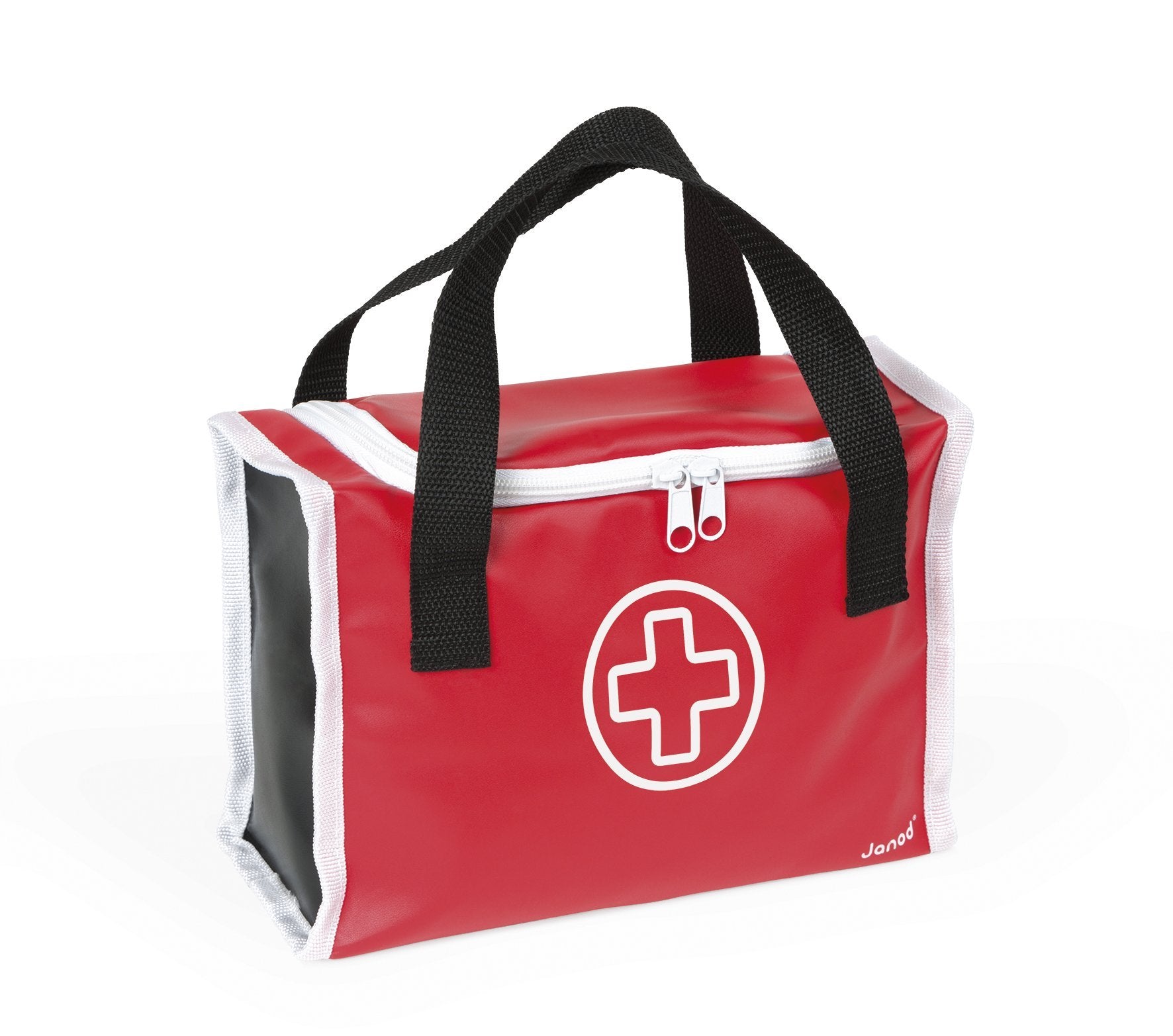 Janod Doctor's Suitcase Pretend Play Toy | 10 Solid Wood Accessories | Ages 3+ 4