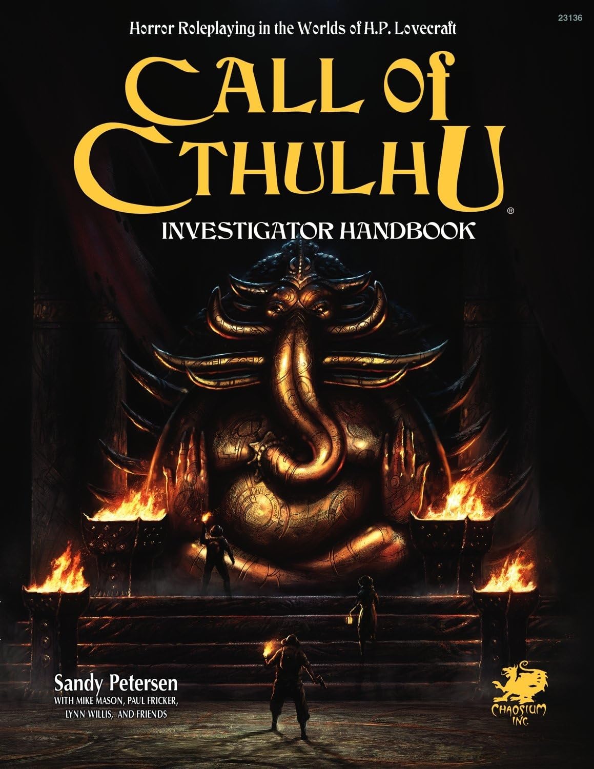 Chaosium Investigator's Handbook - Call of Cthulhu 7th Edition Roleplaying Reference | Hardcover | Illustrated