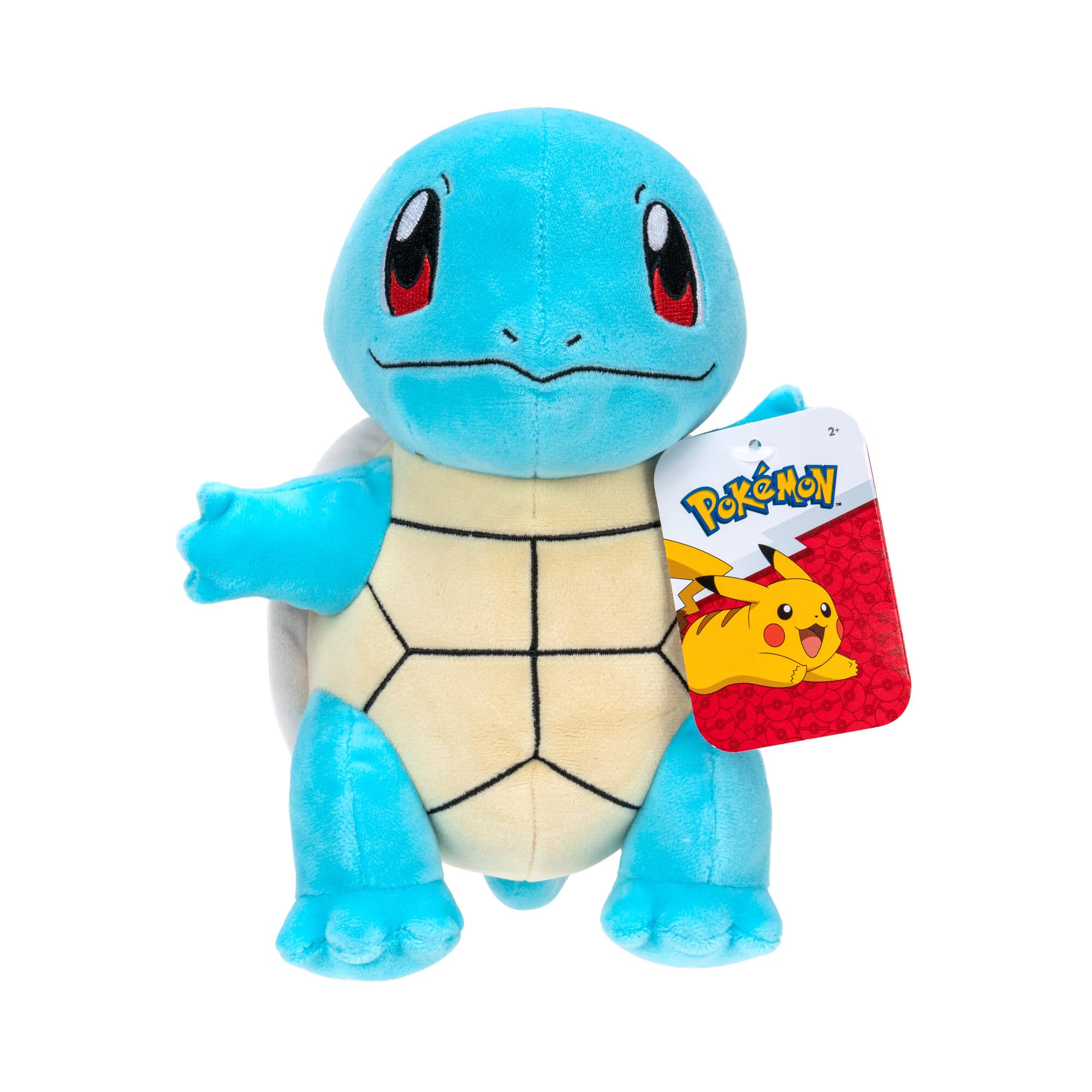 Pokémon Squirtle Stuffed Animal Plush - 8-Inch, Polyester, Classic Edition 1
