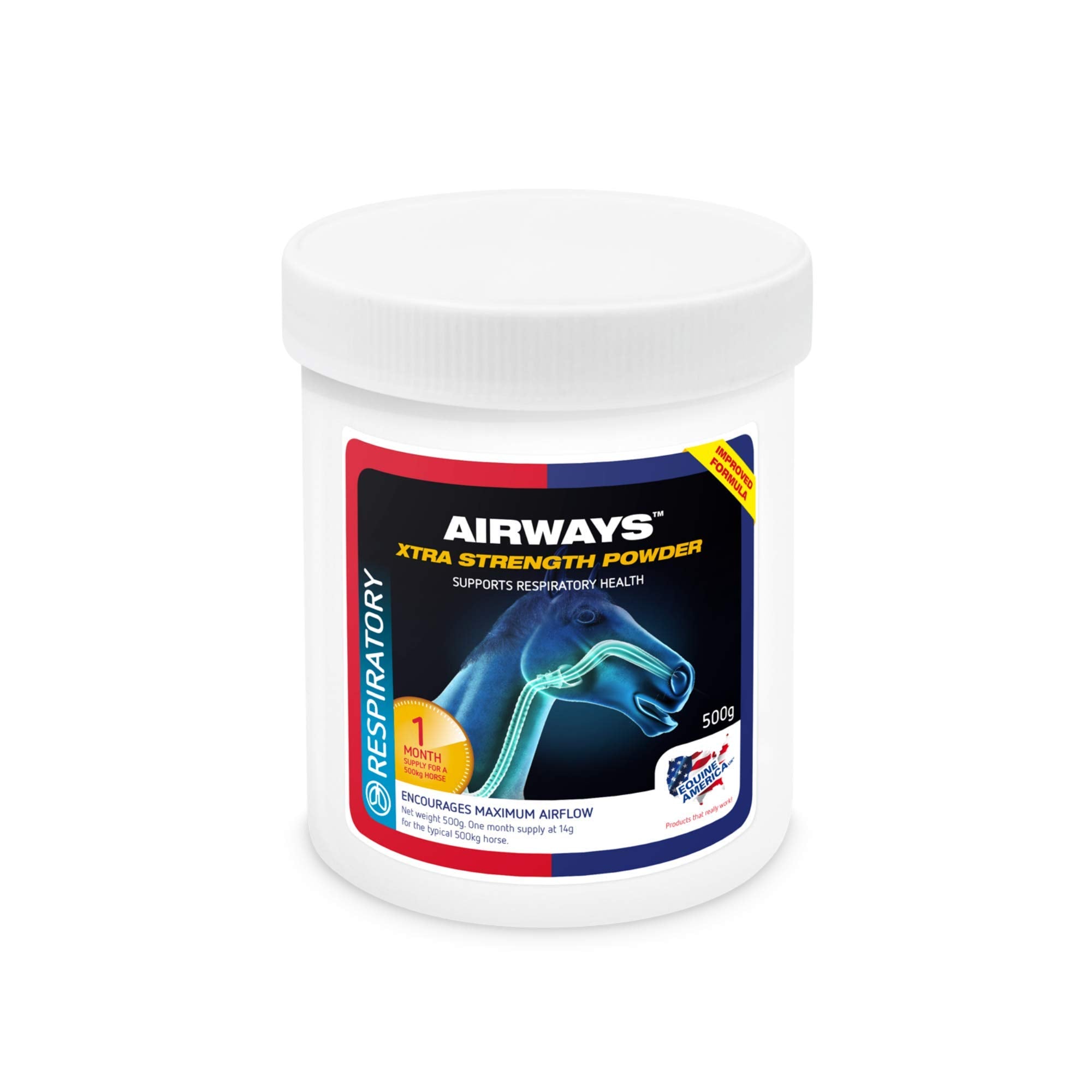 Equine America Airways Xtra Strength Premium Supplement for Horses & Ponies | 500 g 2