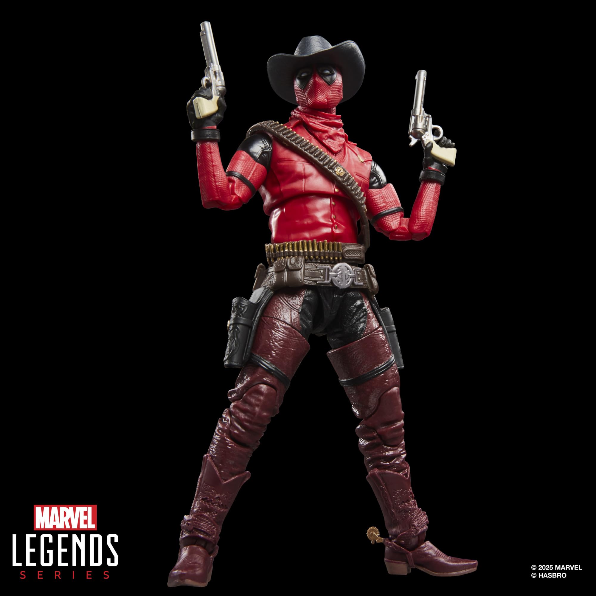 Marvel Legends Series Cowboypool Action Figure - 6 Inch Scale | 20+ Points of Articulation | 7 Accessories 4