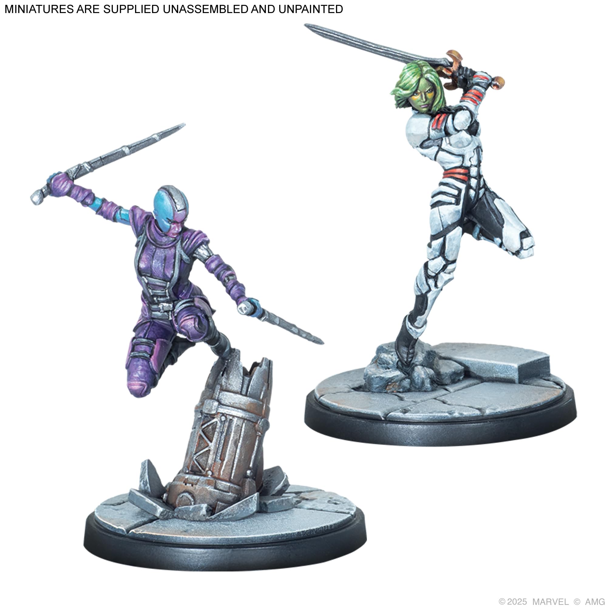 Atomic Mass Games Marvel Crisis Protocol Guardians of the Galaxy Affiliation Pack | Special Edition | 4 Miniatures 3