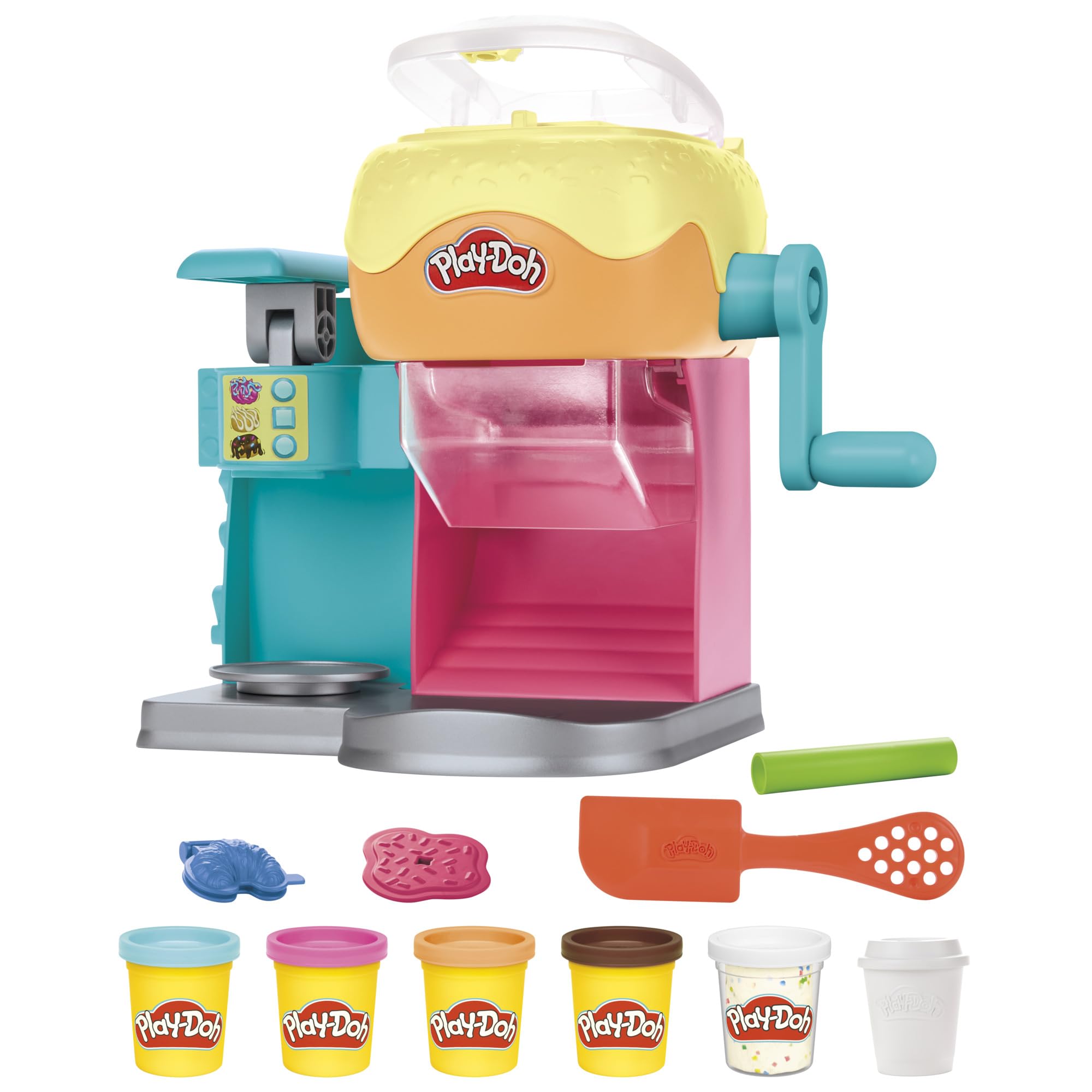 Play-Doh Donut Drop Shop Playset | Kids Arts & Crafts Dough Toy | Ages 3+