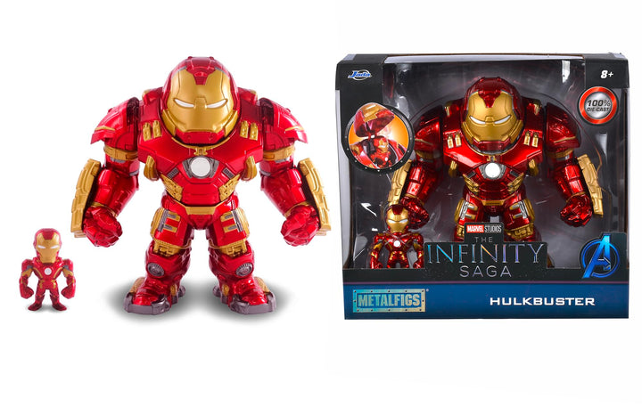 MARVEL 6" HULKBUSTER-RÜSTUNG MIT IRON MAN-DRUCKGUSS-SAMMLERFIGUR, 253223002