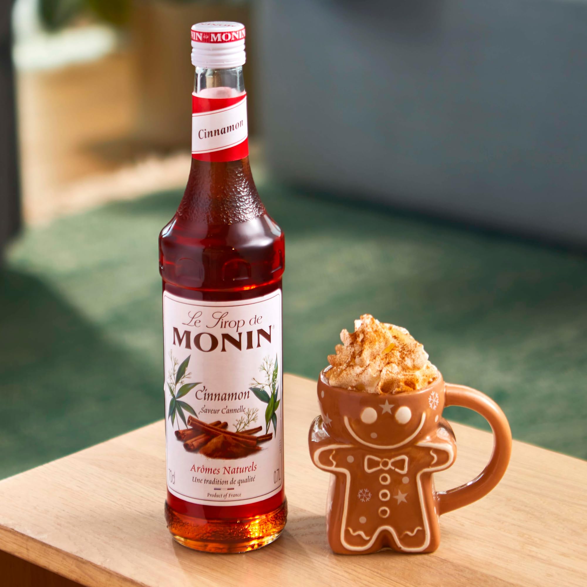 Monin Premium Cinnamon Syrup - 1L PET Bottle | Vegan, Natural Flavourings 4
