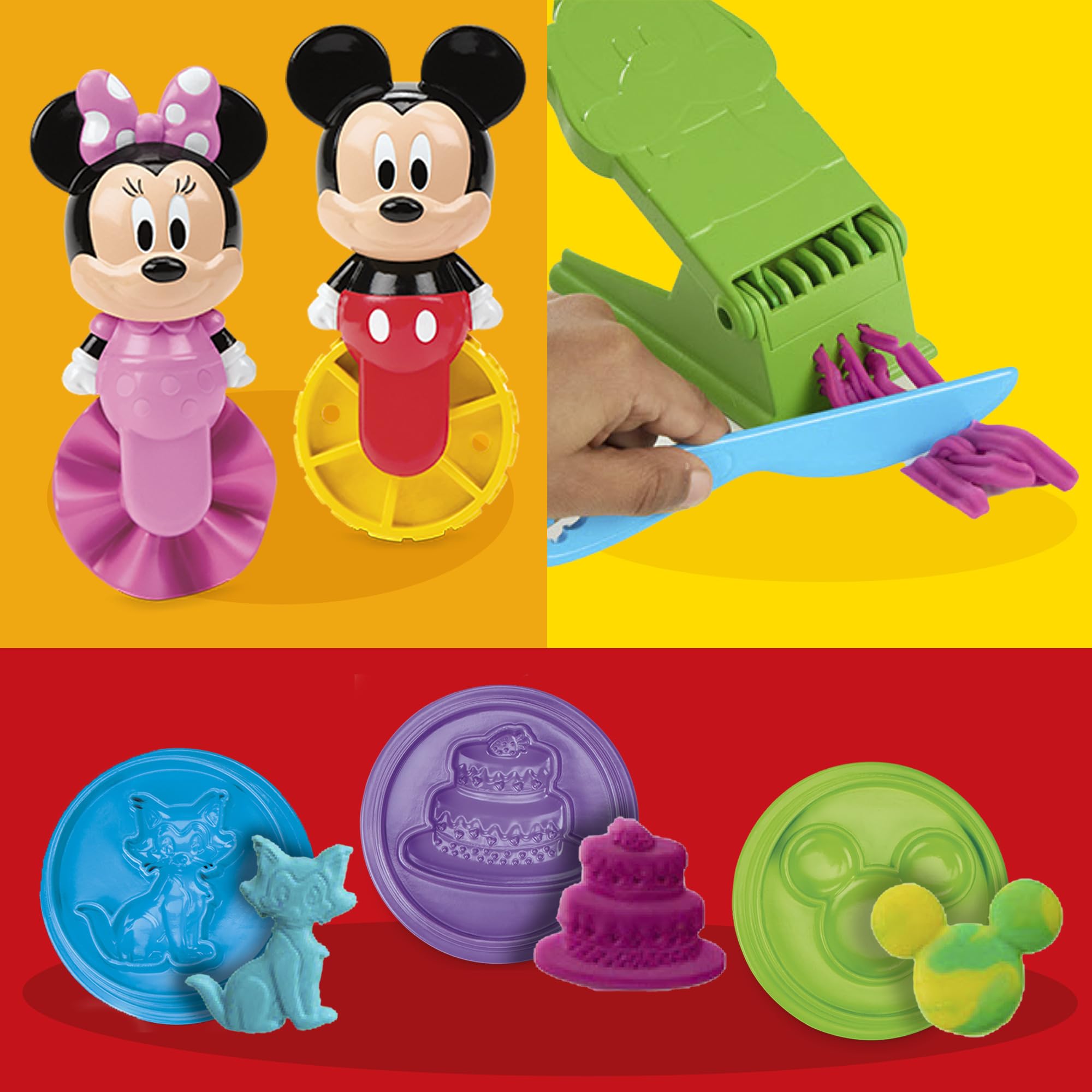 Play-Doh Disney Junior Shape a Story Playset - Storybook Theme | Ages 2+ | Includes 4 Cans 4