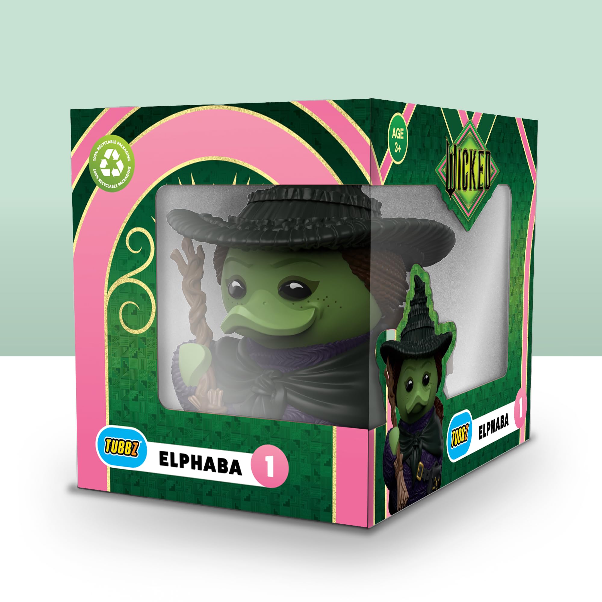 TUBBZ Boxed Edition: Wicked - Elphaba Thropp Cosplaying Rubber Duck Vinyl Figure 6