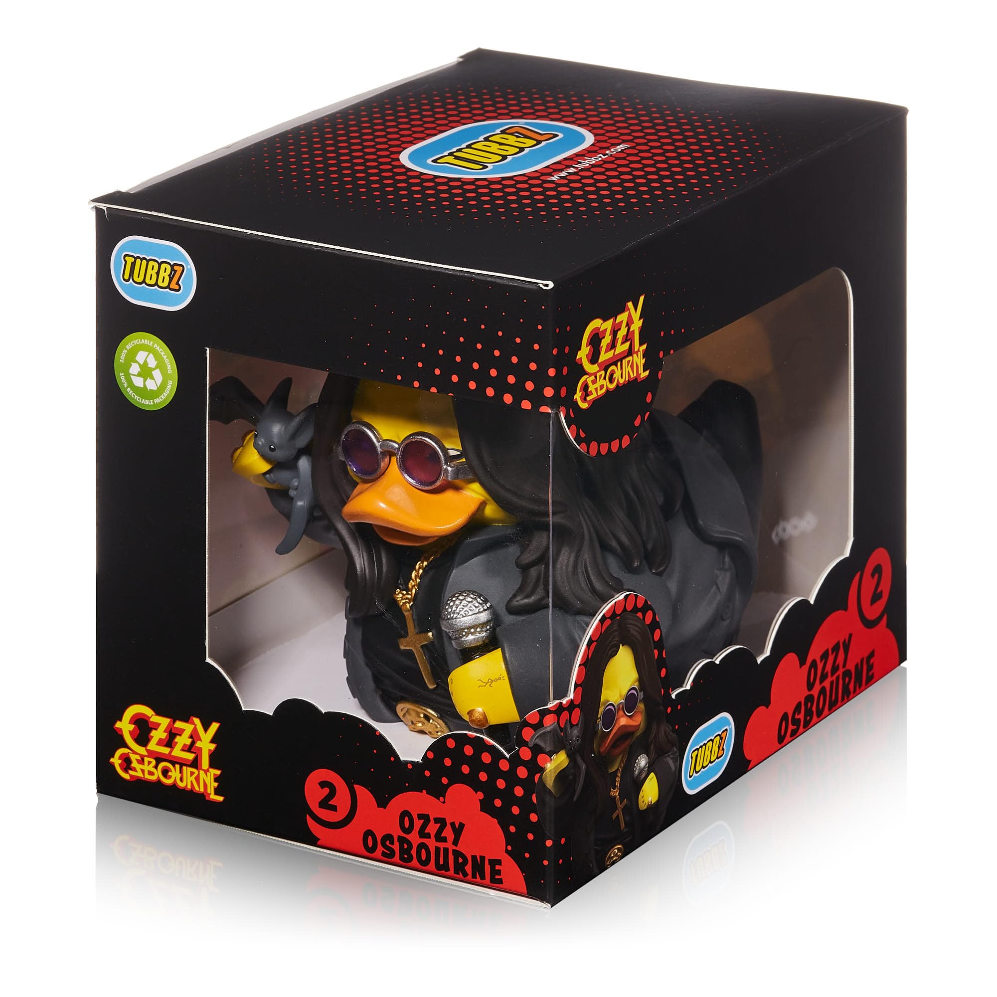 TUBBZ Ozzy Osbourne Boxed Edition Collectible Vinyl Rubber Duck Figure - Special Edition